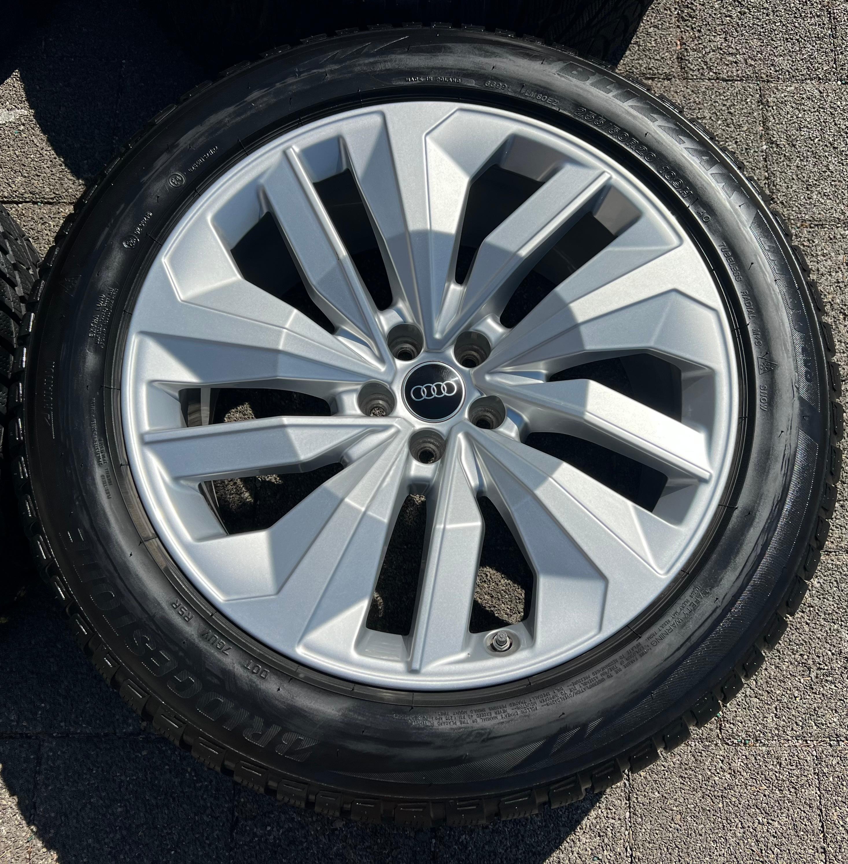 4 ORIGINAL 20" ALU WINTERRÄDER AUDI Q8 GE E-TRON 4KE601025N 255/50R20 109H 2022