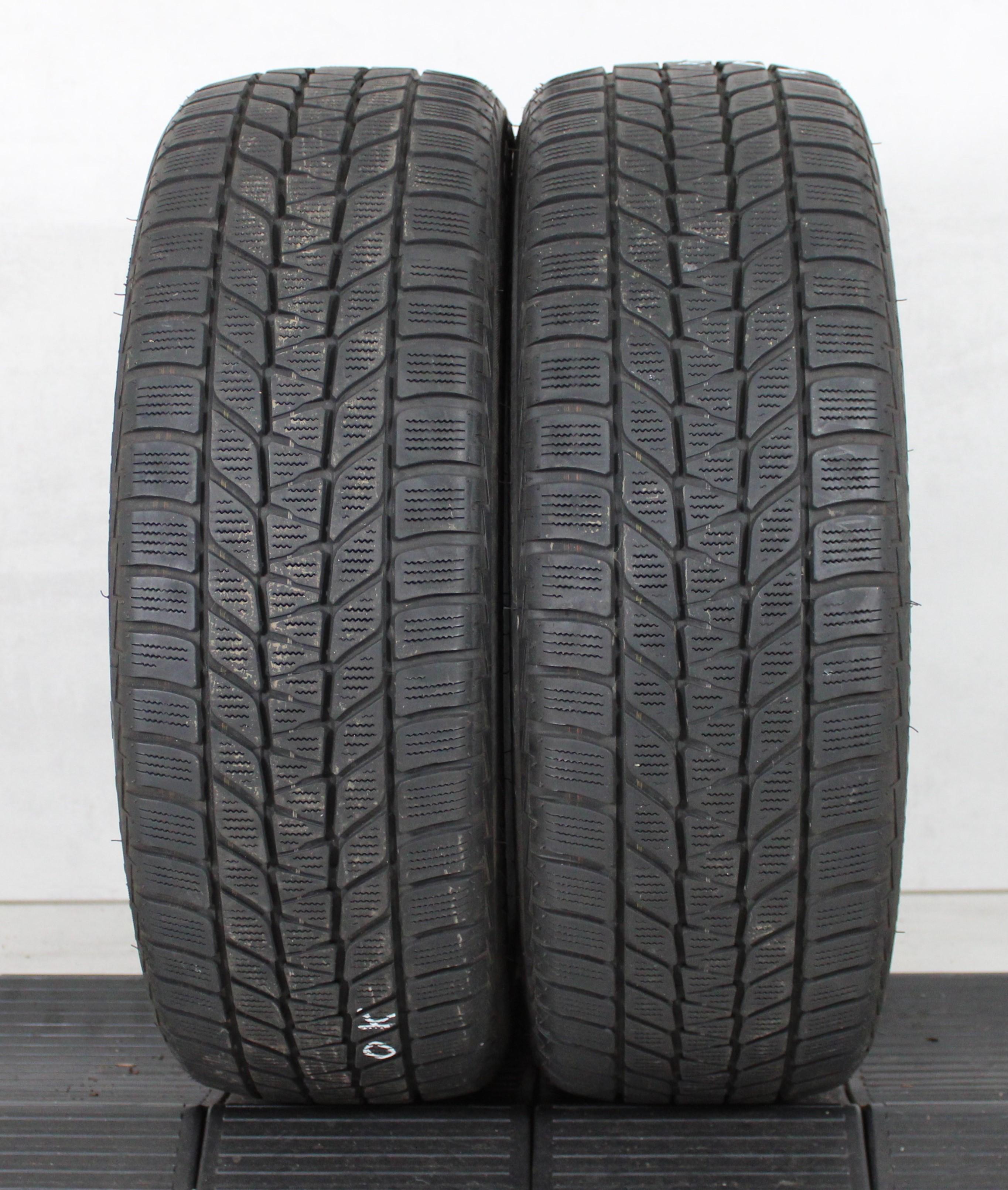 2 x 205/55R17 91H Winterreifen Bridgestone Blizzak LM-25 Runflat 5,5-6mm 2017 *