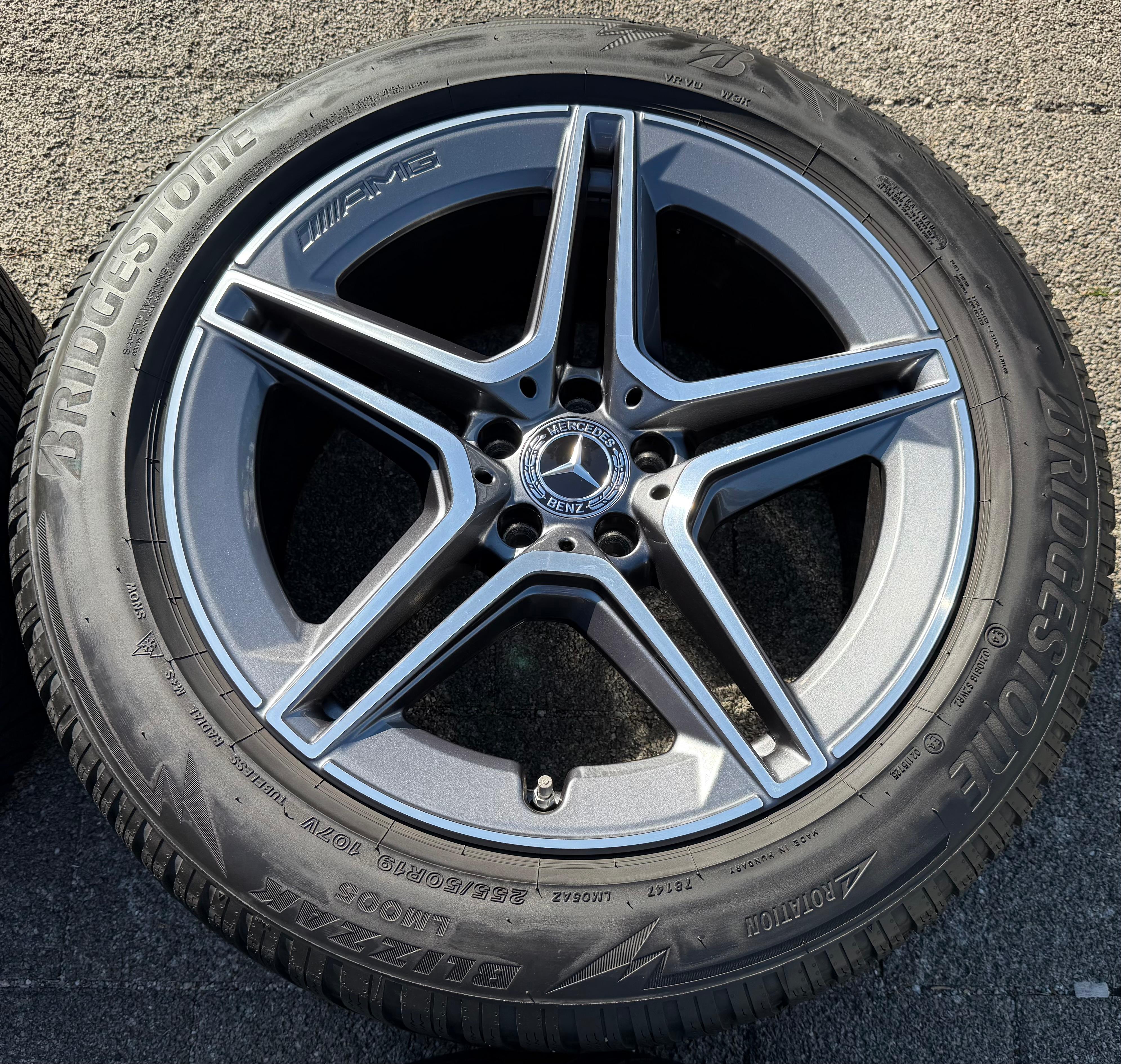 4 ORIGINAL 19" ALU WINTERRÄDER AMG MERCEDES GLC X204 W253 A2534015300 A2534015400
