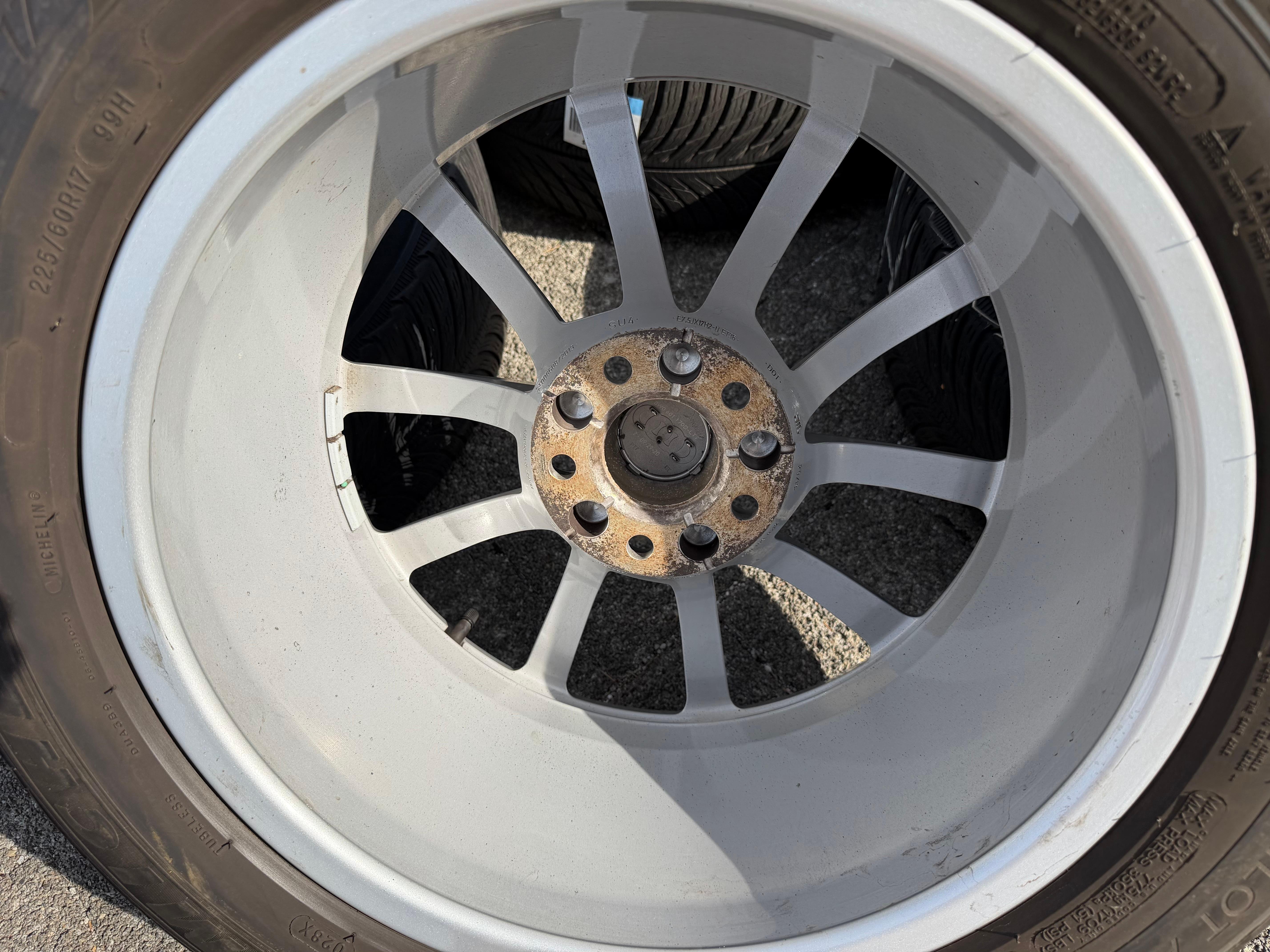 4 Original 17" Alu Winterräder Audi A6 4K C8 F2 225/60R17 99H 4K0601025 Michelin