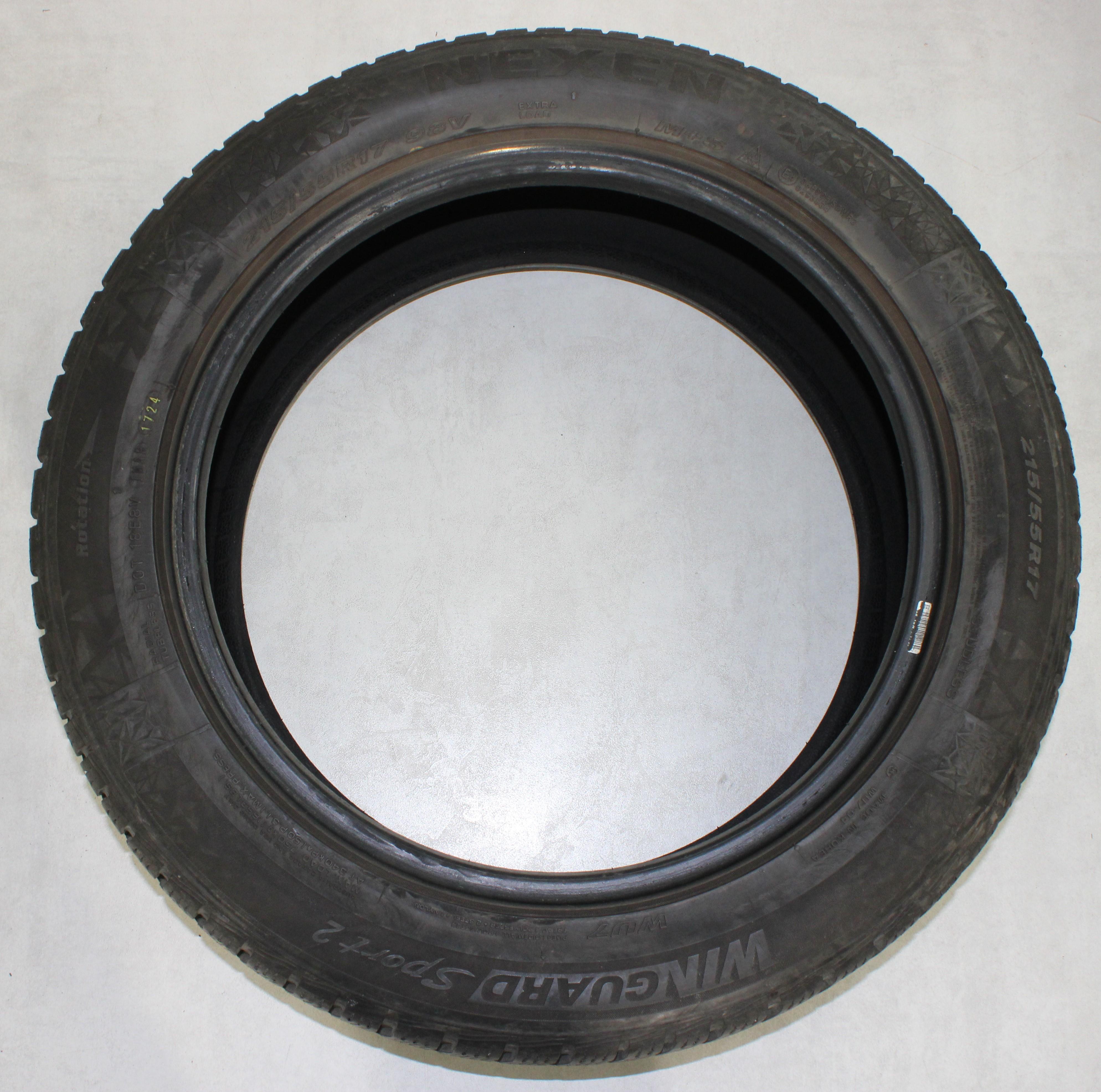 2 x 215/55R17 98V neumáticos de invierno Nexen Winguard Sport 2 6-6,5 mm 2023/2024 XL