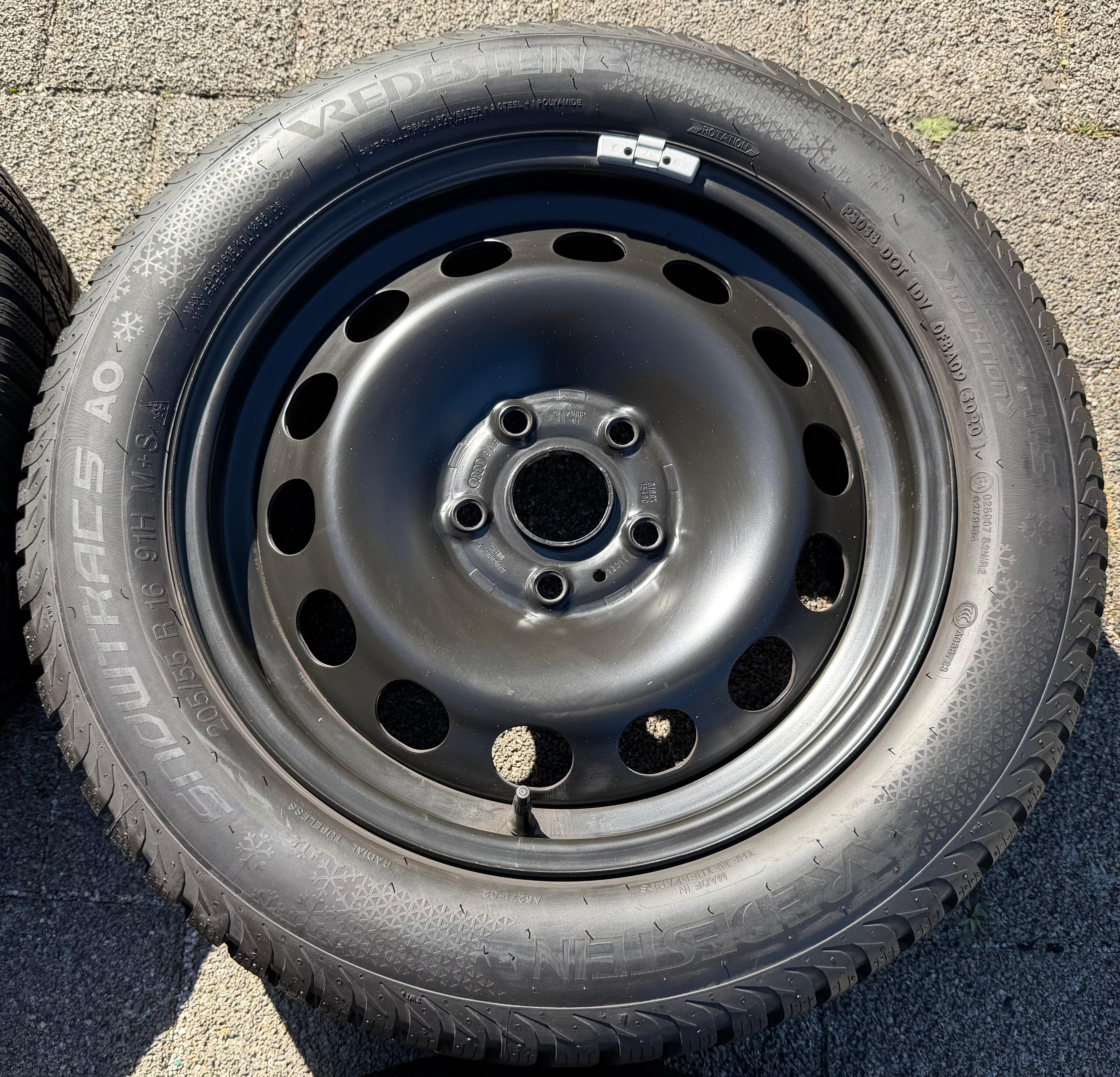 4 ruedas de invierno Audi A3 8V Sportback Cabrio 205/55R16 91H Vredestein 8V0601027A 2021