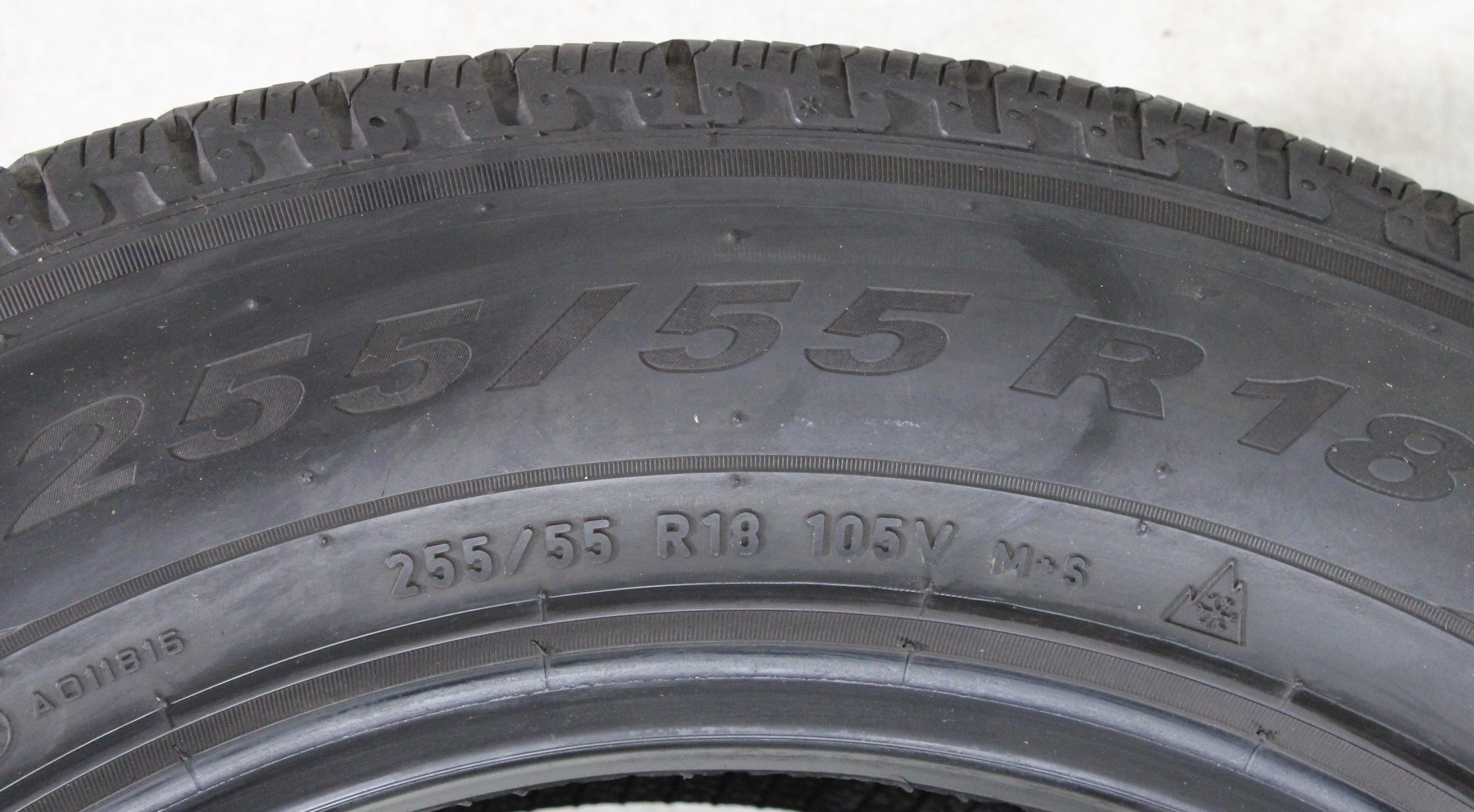 1 x 255/55R18 105V winterband Pirelli Scorpion Winter N0 4,5 mm 2018