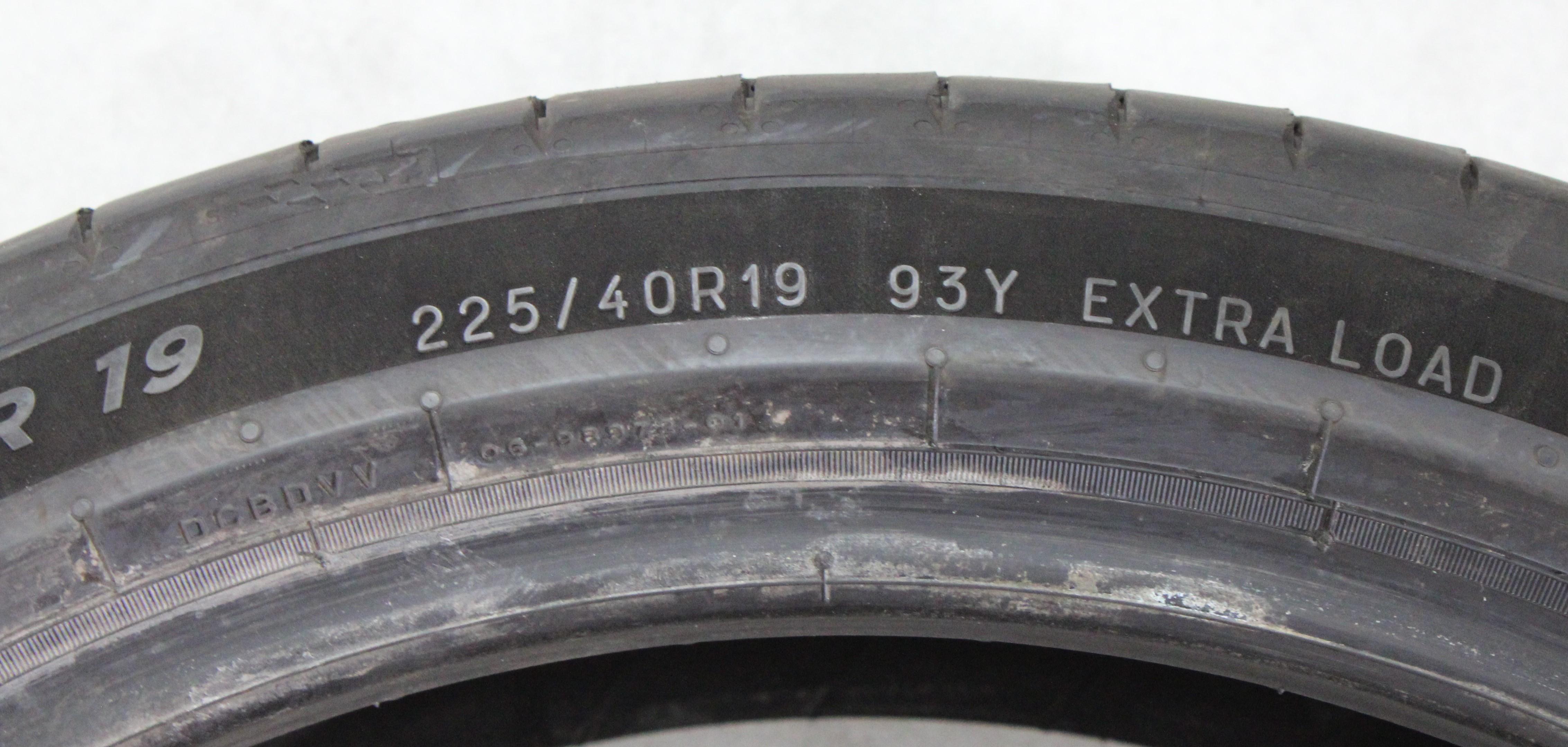 1 x 225/40R19 93Y Sommerreifen Michelin Pilot Sport 5* 5mm 2025 XL