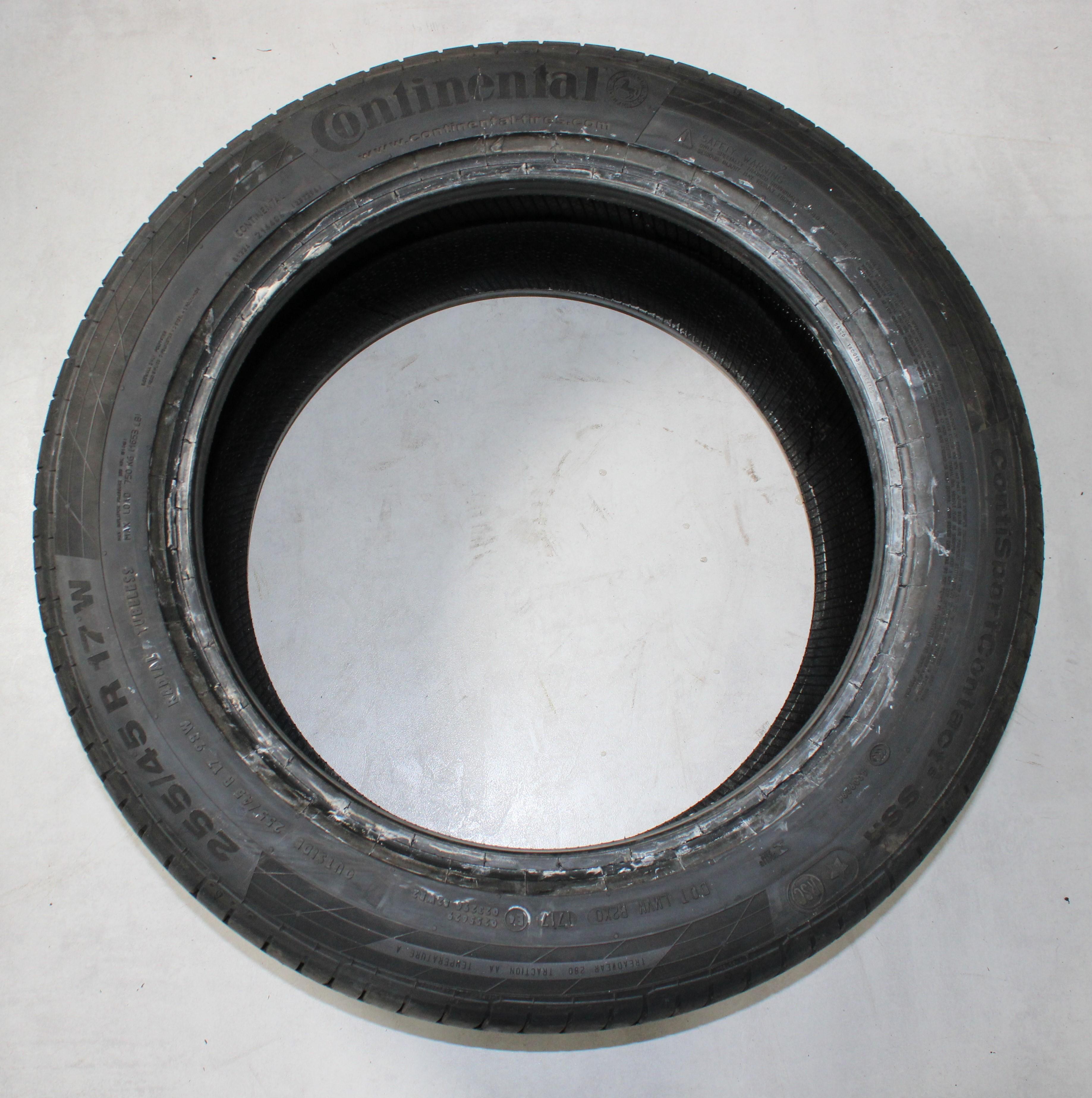 2 x 255/45R17 98W neumáticos de verano Continental Sport Contact 5 SSR Runflat 7,5-8mm 2017 *