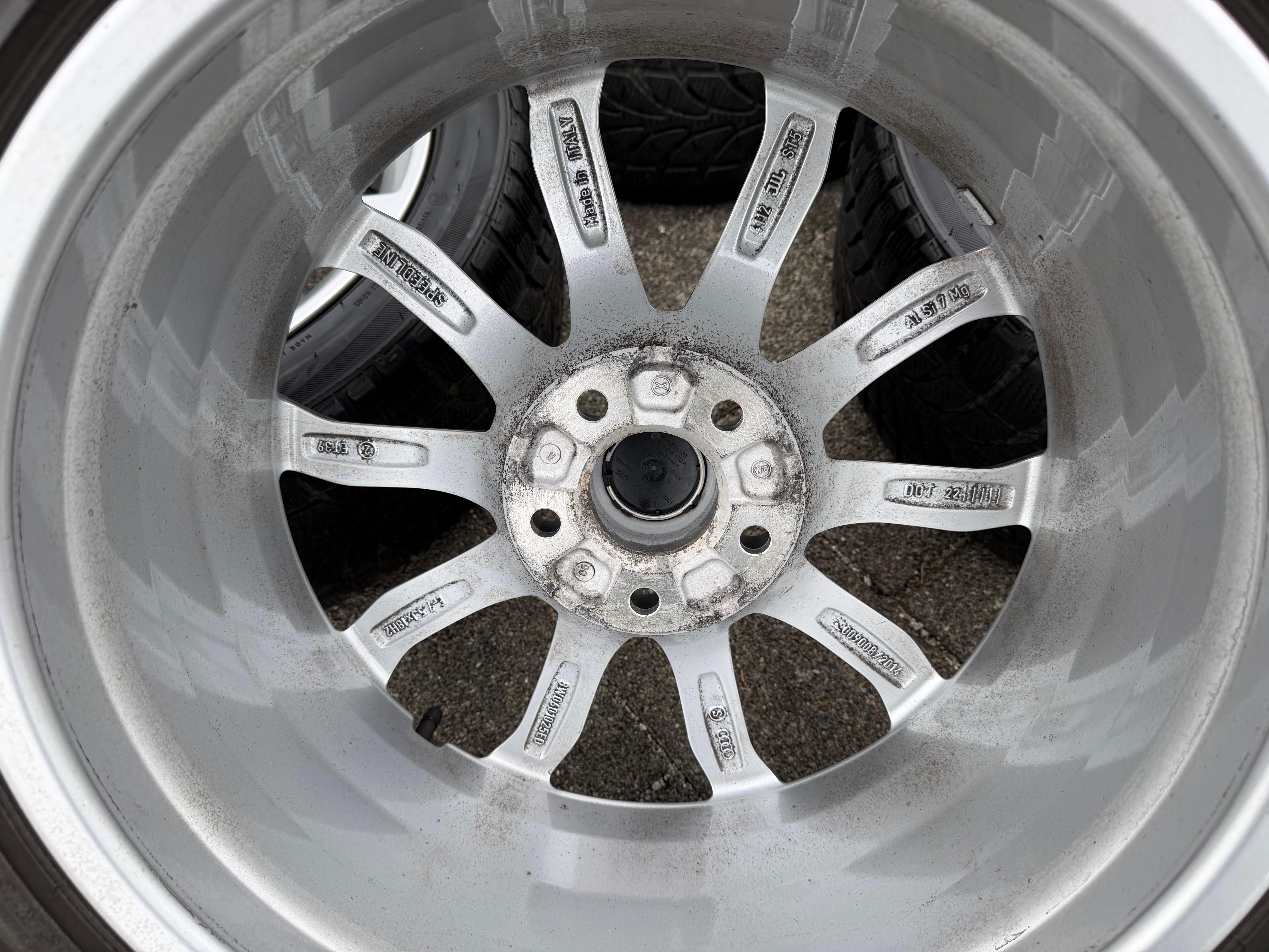 4 ruedas de invierno de aleación originales de 18" para Audi A4 S4 8W 8W0601025ED 225/45R18 95H Bridgestone 2022
