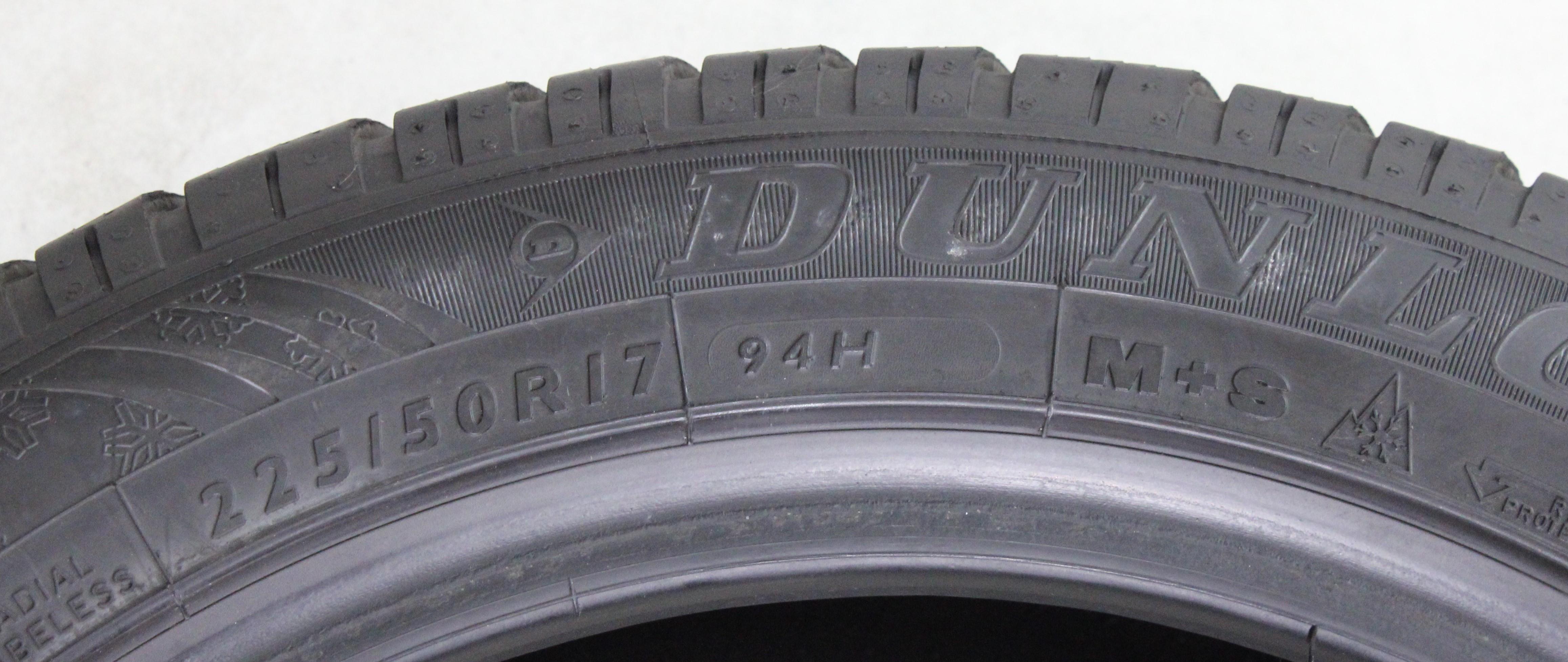 2 x 225/50R17 94H Winterreifen Dunlop SP Winter Sport 4D DSST* Runflat 5-5,5mm 2021