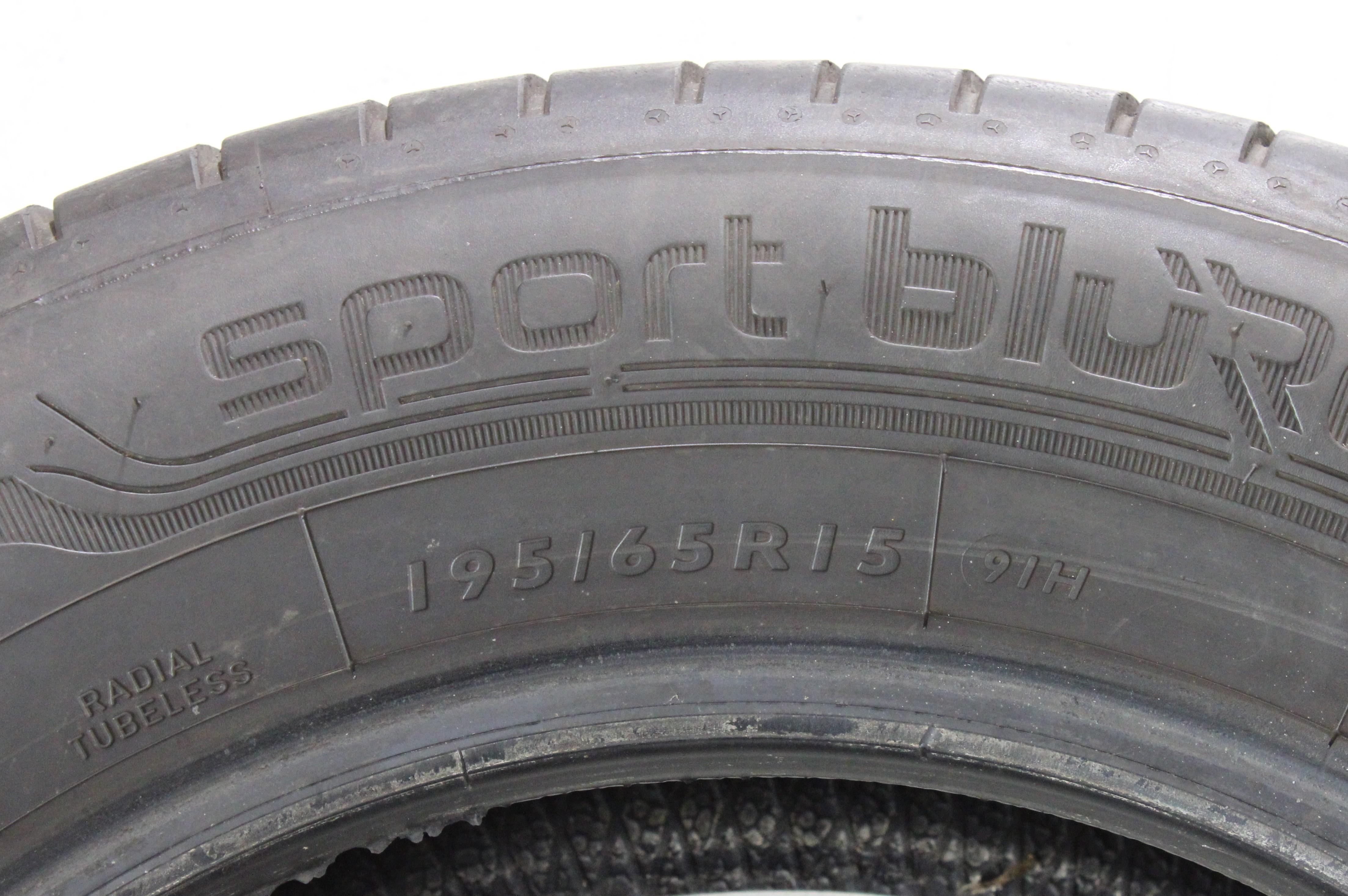 4 x 195/65R15 91H Sommerreifen Dunlop Sport Bluresponse 5-5,5mm 2021