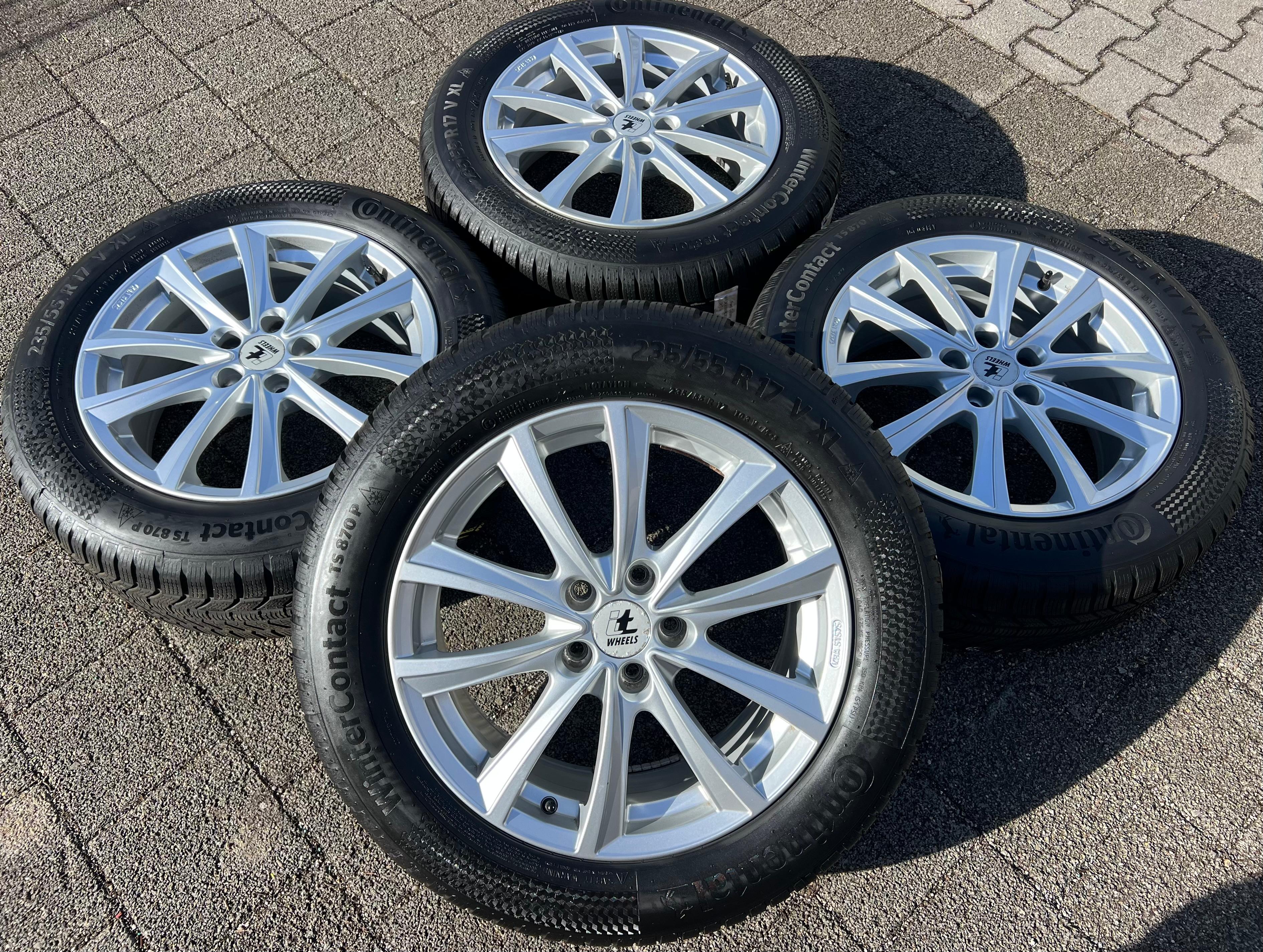 4 ALU 17" WINTERRÄDER FORD KUGA GALAXY S-MAX VOLVO S60 V60 CROSS COUNTRY RDKS