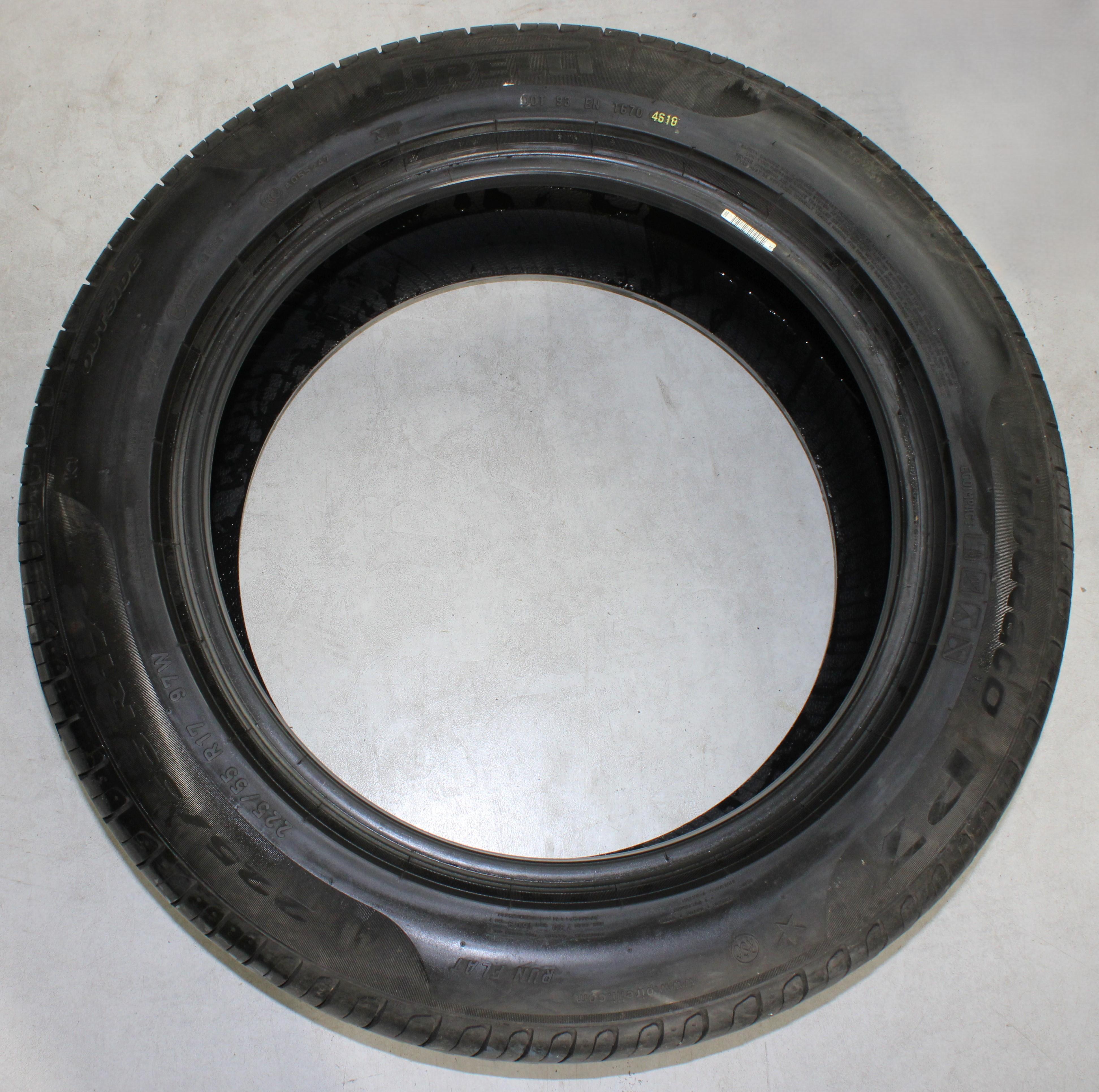 4 x 225/55R17 97W Sommerreifen Pirelli Cinturato P7 * Runflat 5-5,5mm 2018