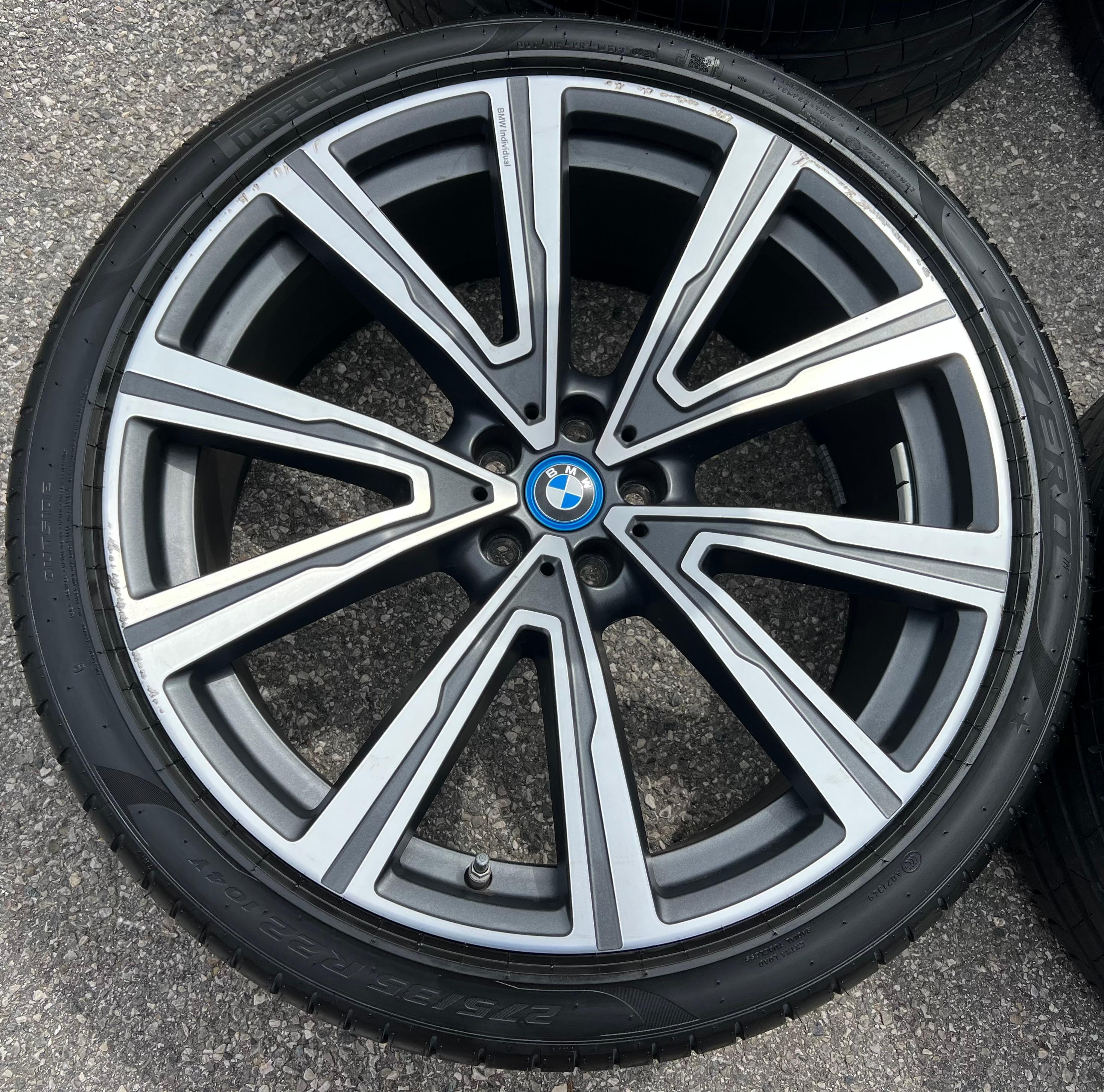 4 ORIGINAL 22 ALU SOMMERRÄDER BMW X5 G05 X6 G06 STYLING 746i 8072000 8072001 RDK