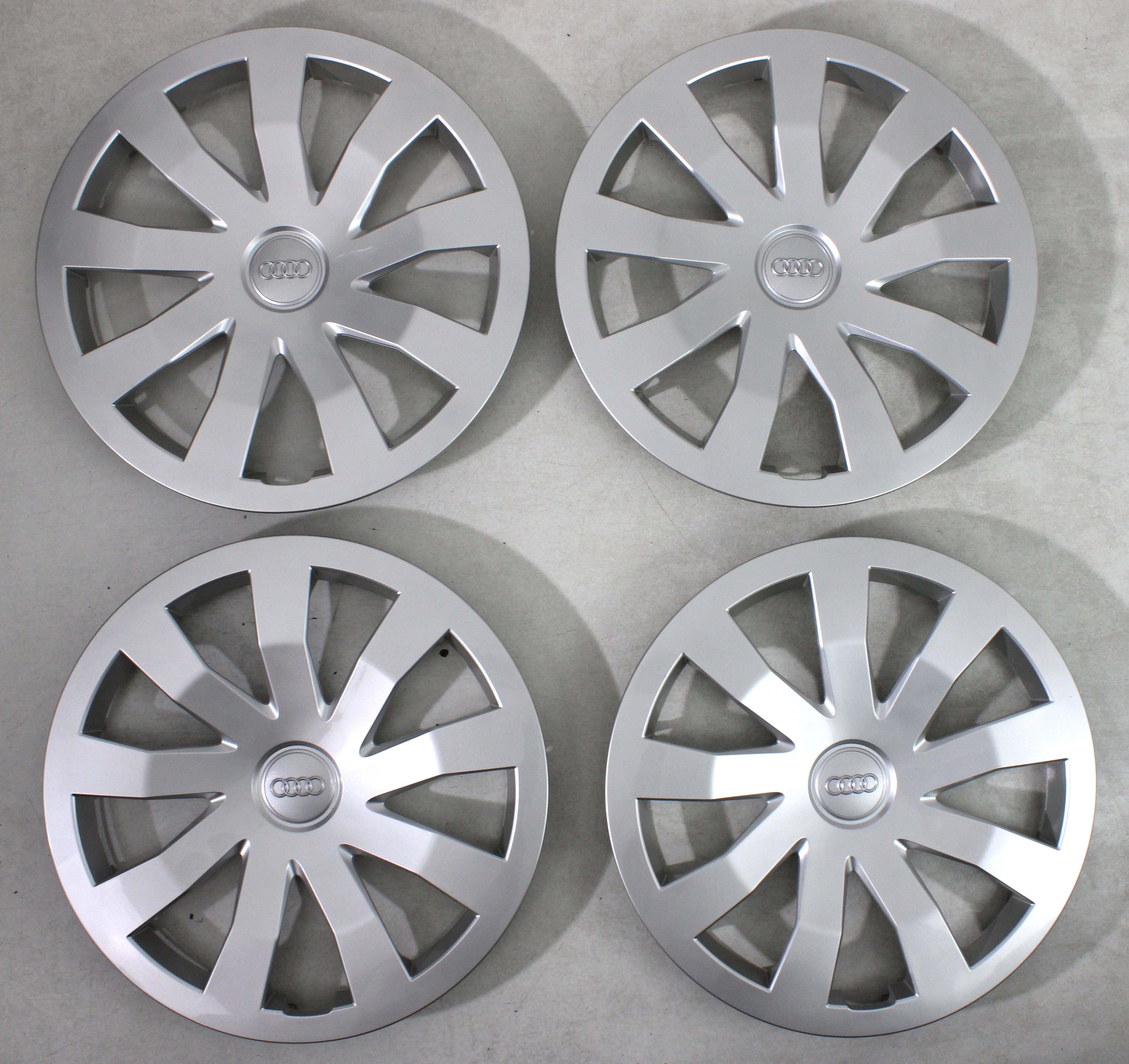 4 ORIGINAL 15" RADKAPPEN RADZIERBLENDEN AUDI A1 GB 82A601147 15 ZOLL