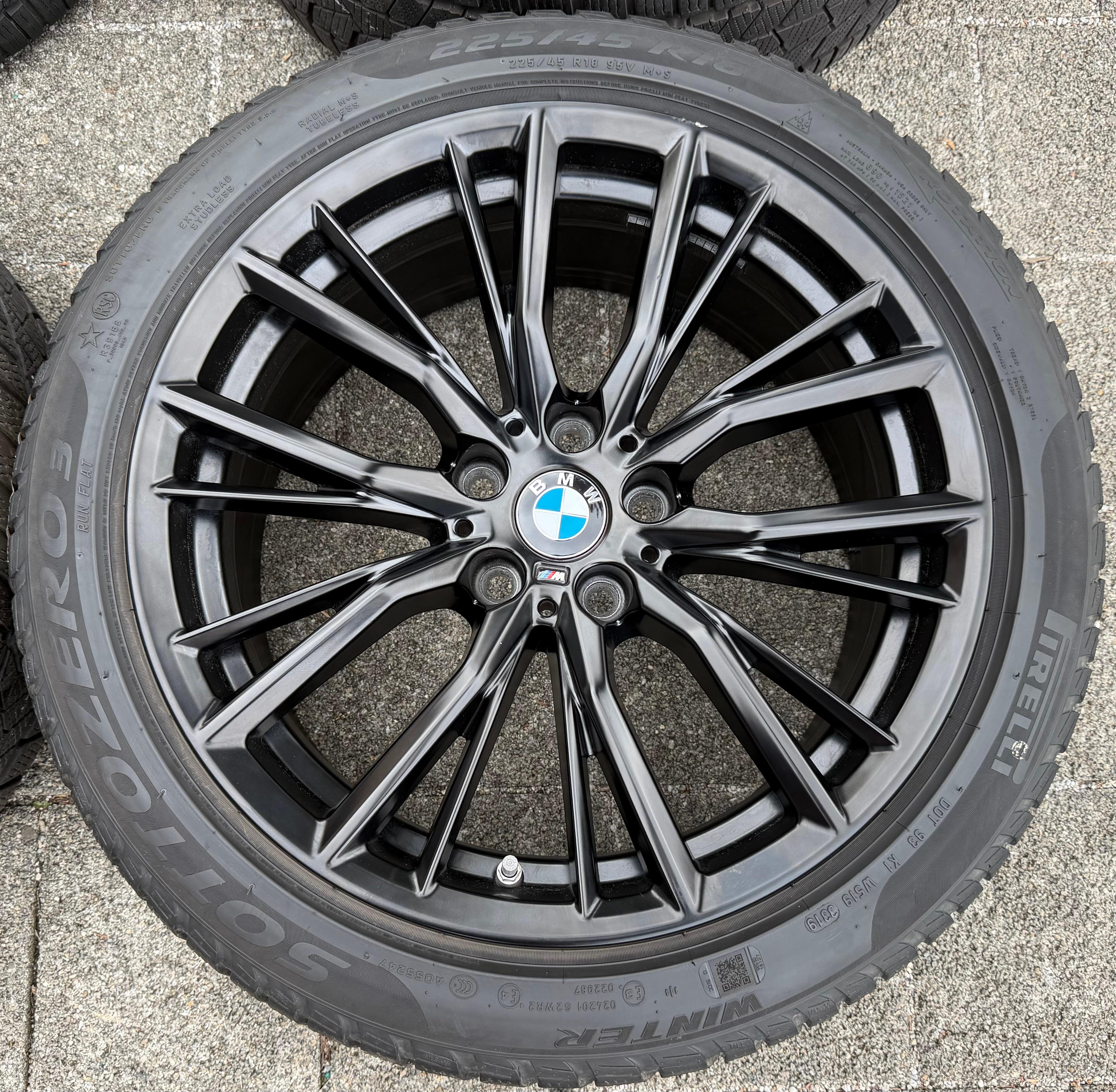 4 Original 18" Alu Winterräder BMW 3ER Reihe G20 G21 4ER G22 G23 2ER G42 M796 RDKS