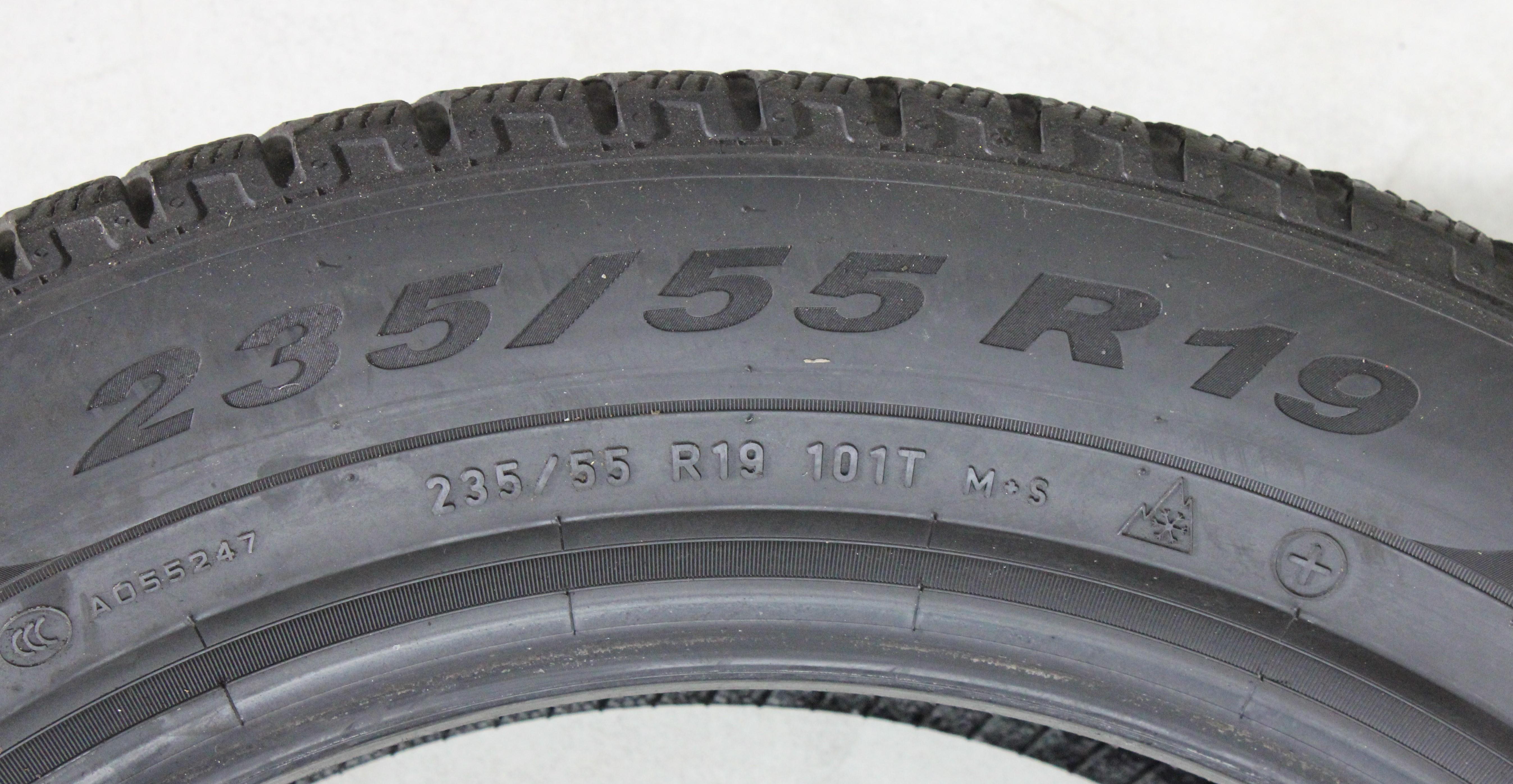 2 x 235/55R19 101T neumáticos de invierno Pirelli Scorpion Winter AO Elect 5,5-6mm 2021/2022 Seal