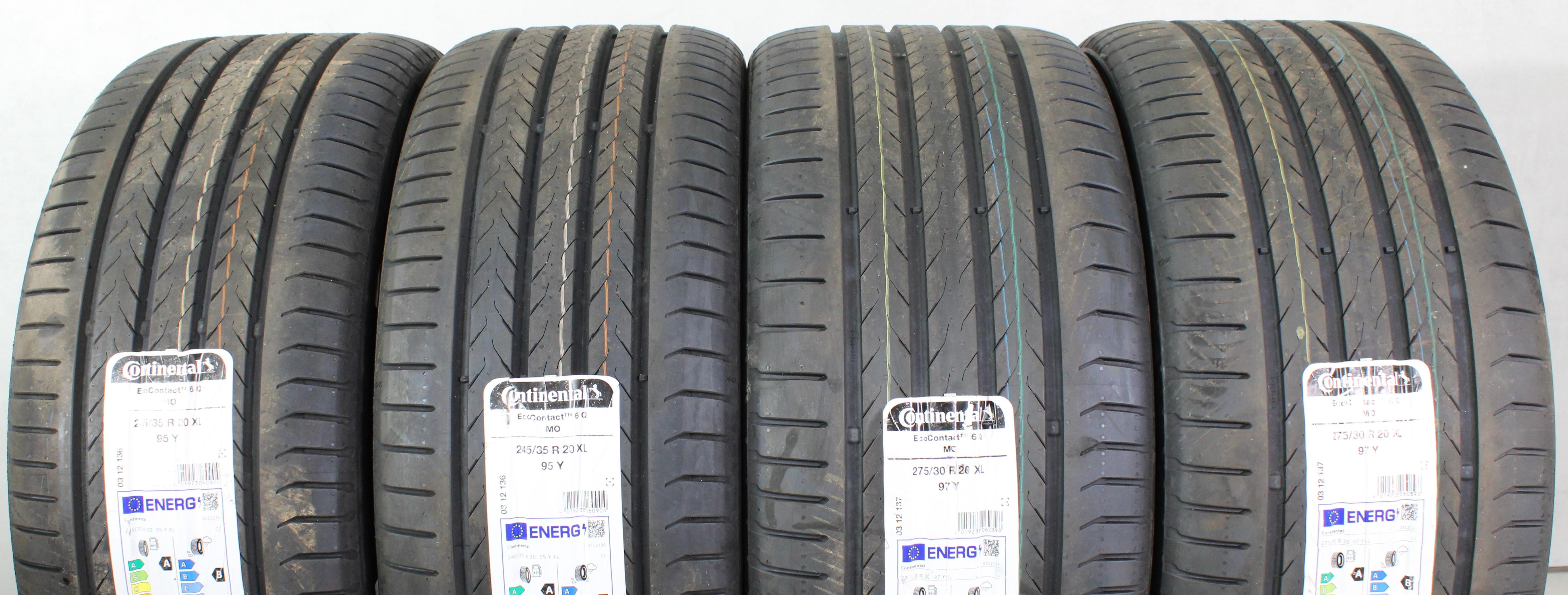 2 x 245/35R20 95Y 2 x 275/30R20 97Y Neumáticos de verano Continental Eco Contact 6 Q MO 2024 XL NUEVO