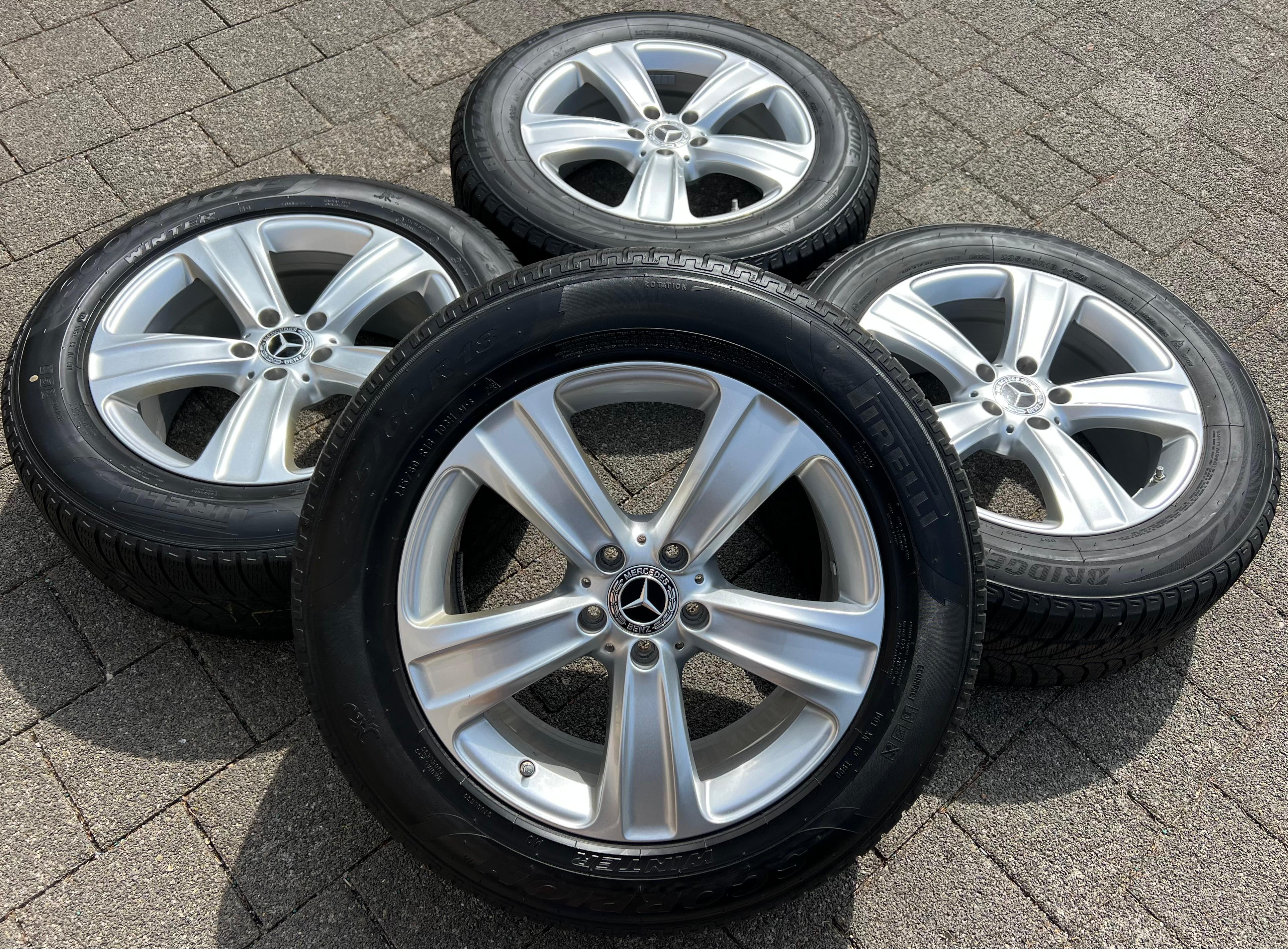 4 ORIGINAL 18" ALU SOMMERRÄDER MERCEDES GLC X253 204X 235/60R18 103V MICHELIN