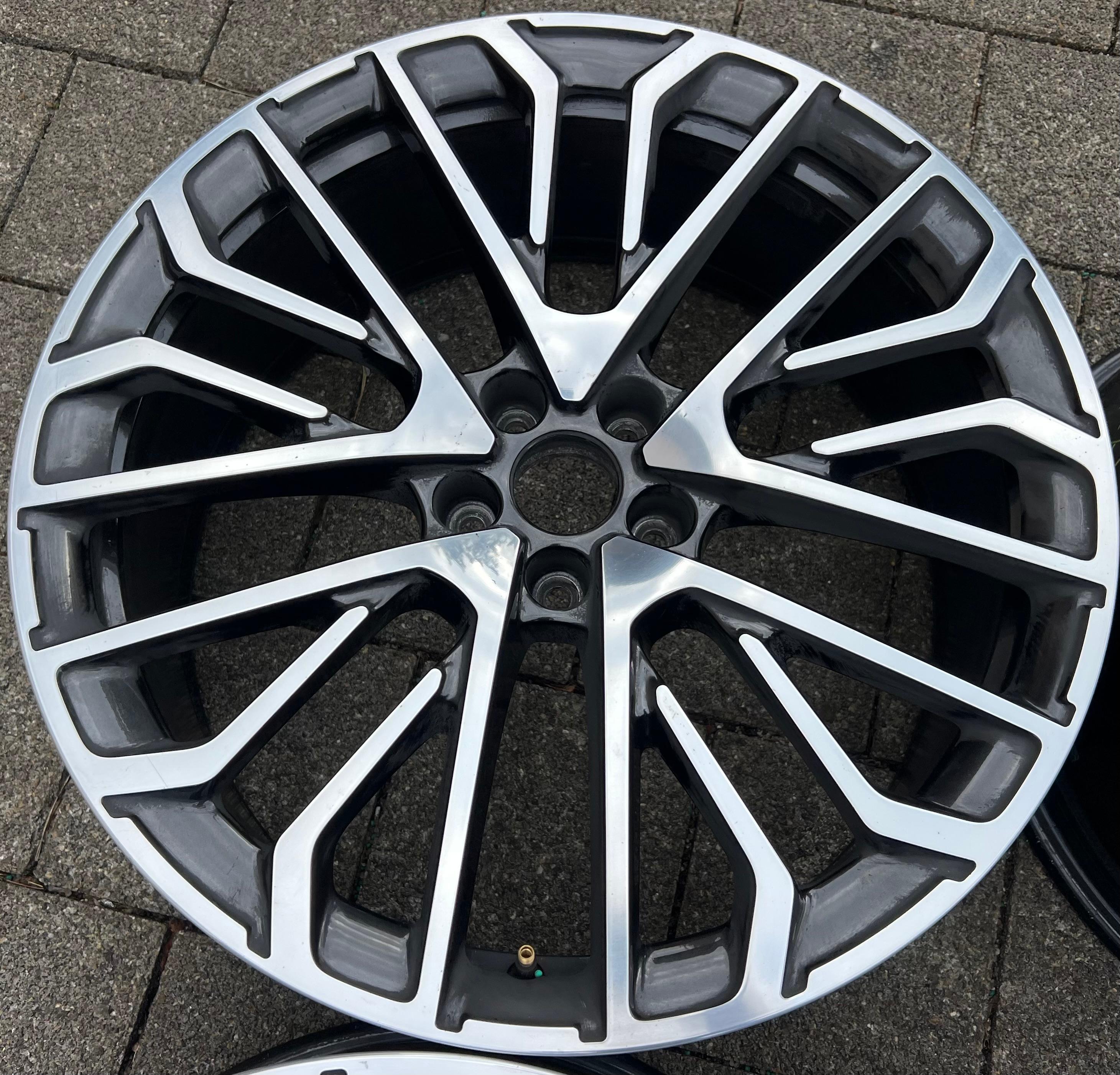 4 llantas de aleación originales de 21" para Audi Q5, color GUN GUB, referencia 8MA601025L, 8x21, ET34, envío gratuito