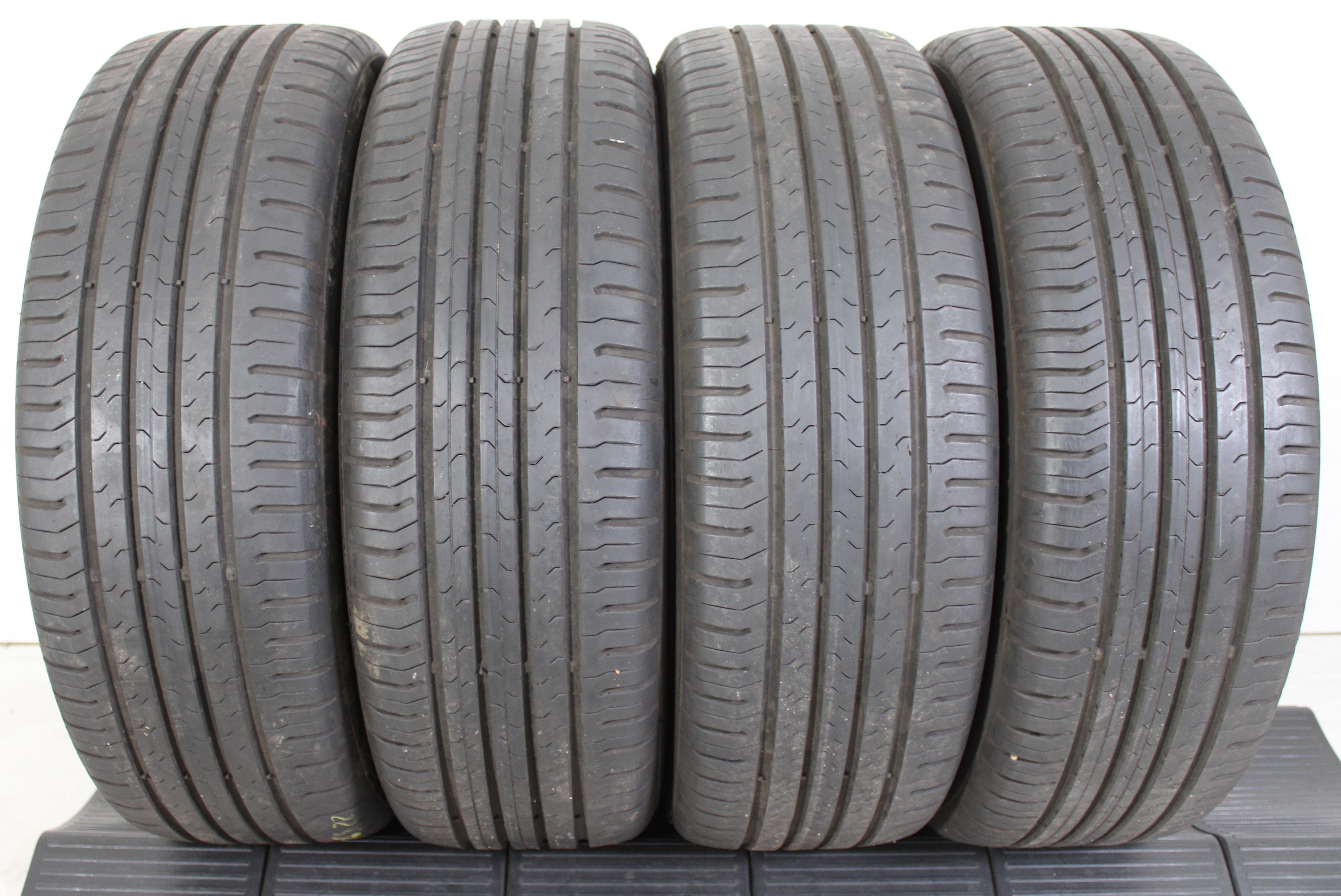 4 x 215/60R17 96H Sommerreifen Continental  Eco Contact 5 2x6,5mm/2x7,5mm 2017