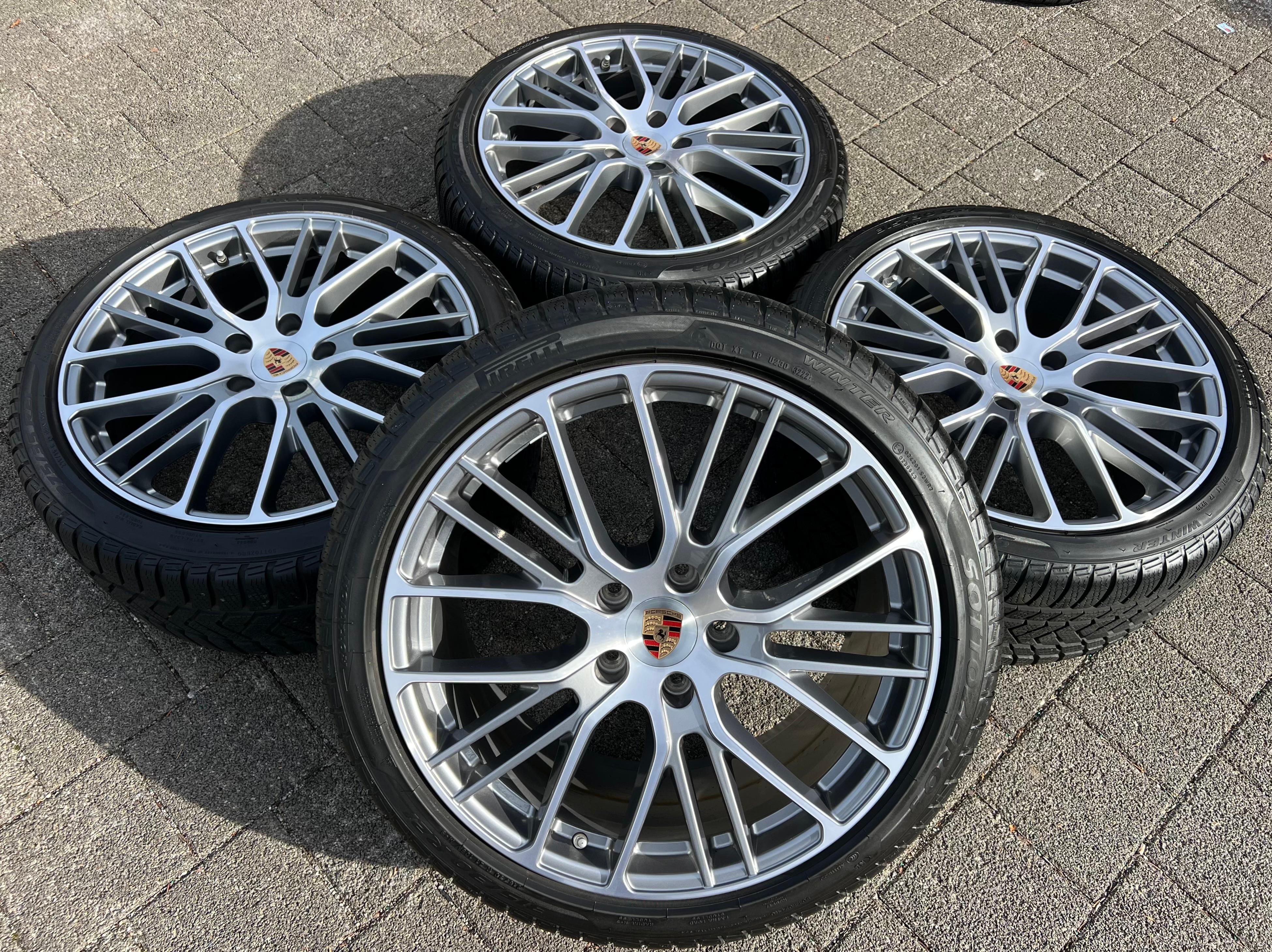 4 ORIGINAL 21" ALU WINTERRÄDER PORSCHE PANAMERA 971 EXCLUSIV DESIGN SPORT FELGEN