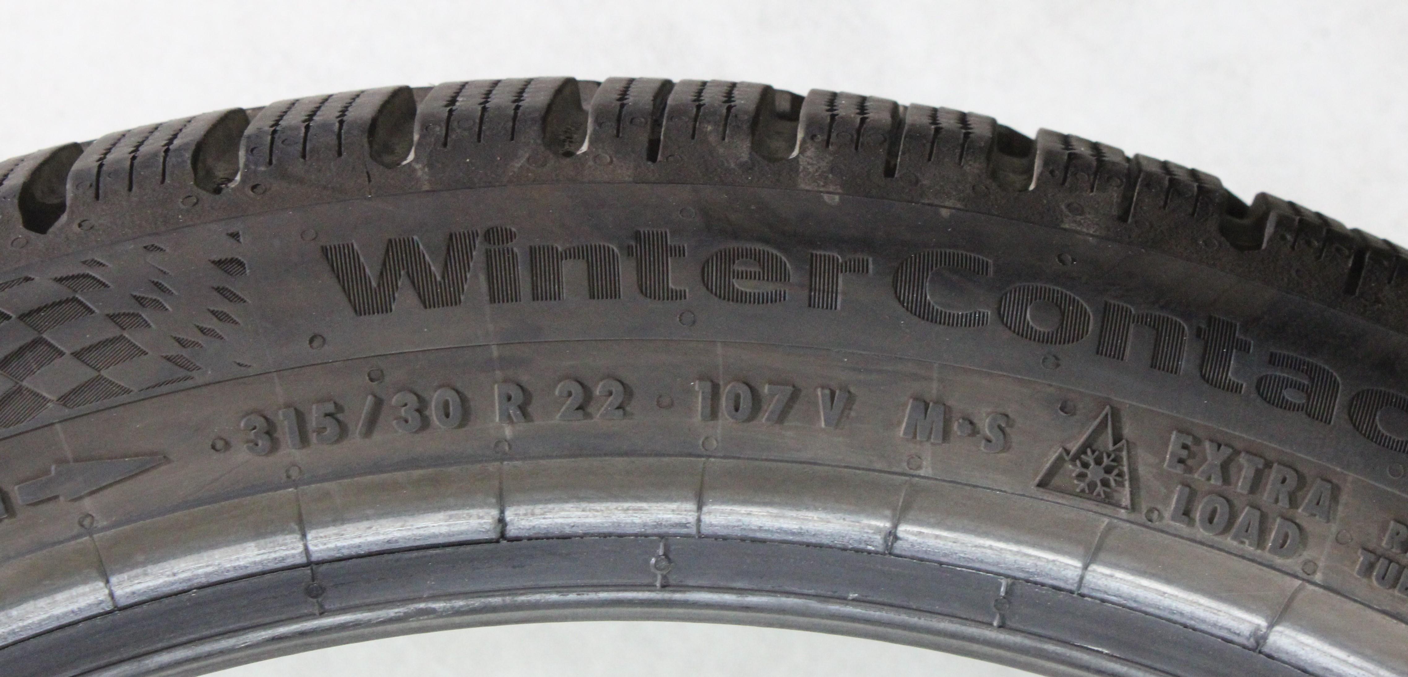 2 x 275/35R22 104V 2 x 315/30R22 107V Winterreifen Continental Winter Contact 8S 2025 XL