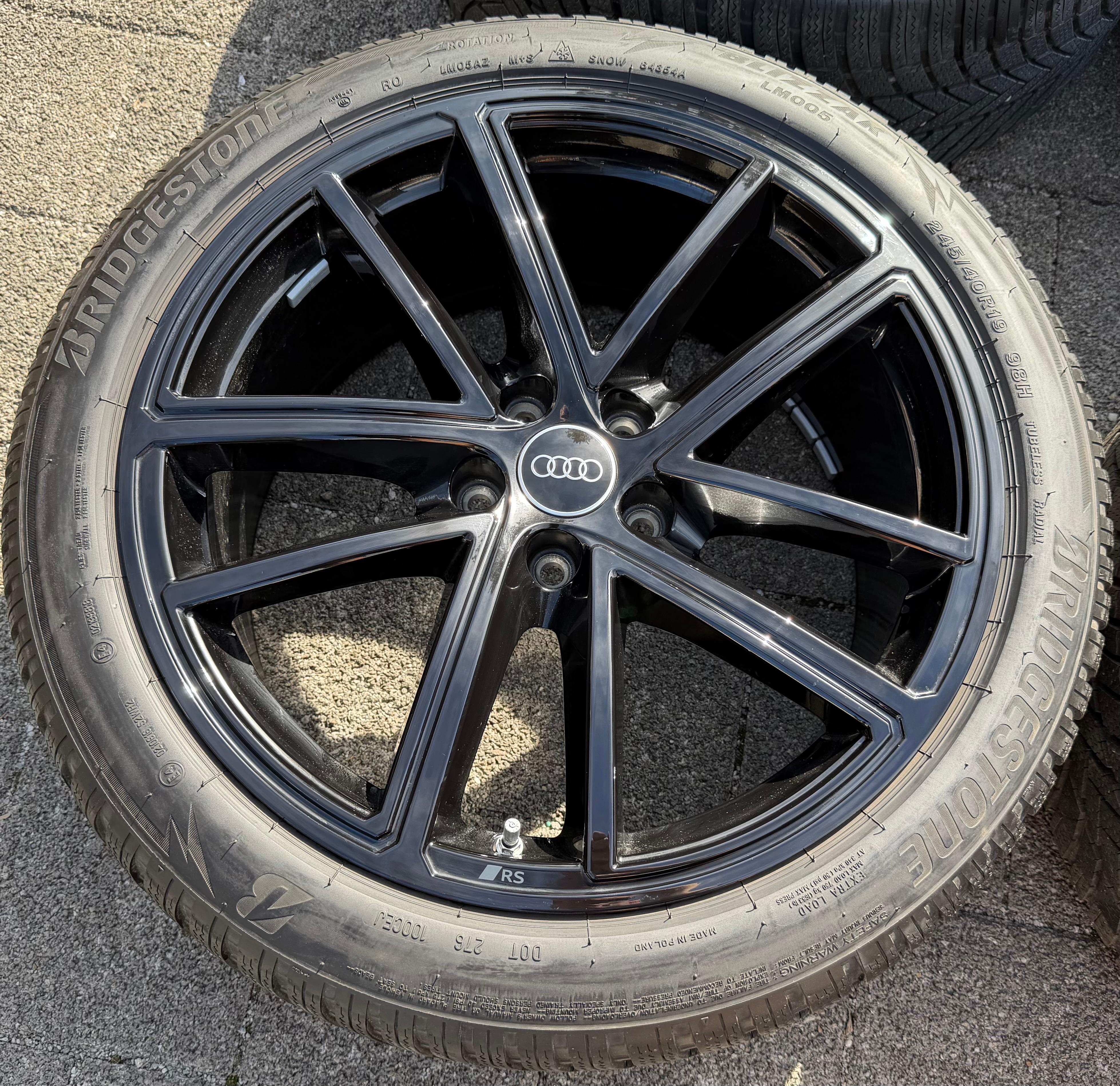 4 ORIGINAL 19" ALU WINTERRÄDER AUDI A5 S5 F2 B10 8B3601025BA 245/40R19 98H 2024