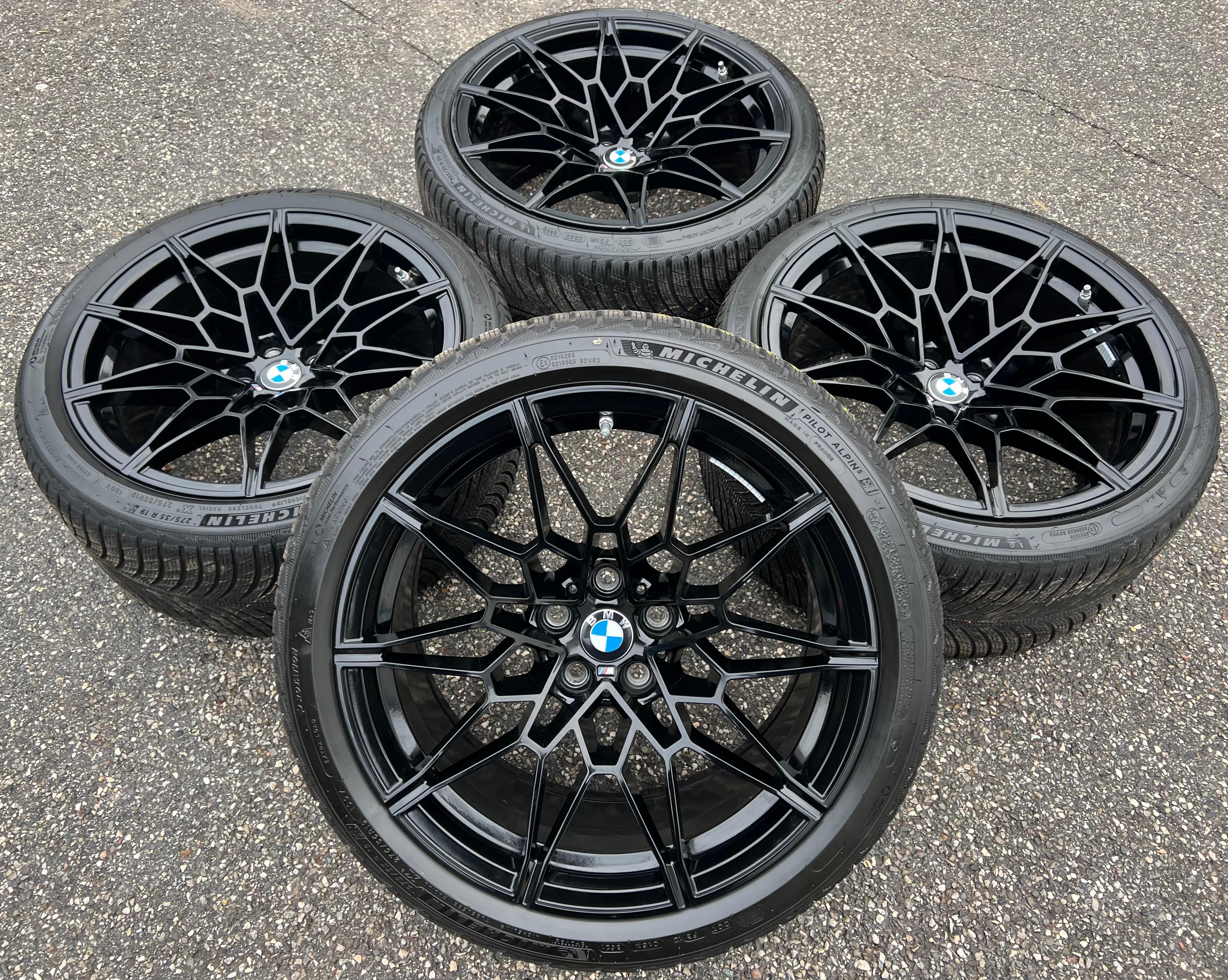 4 jantes en alliage d'origine 19" et 20" pour BMW M3 G80 et M4 G82, style 826M et M826, références 7882867 et 7882868