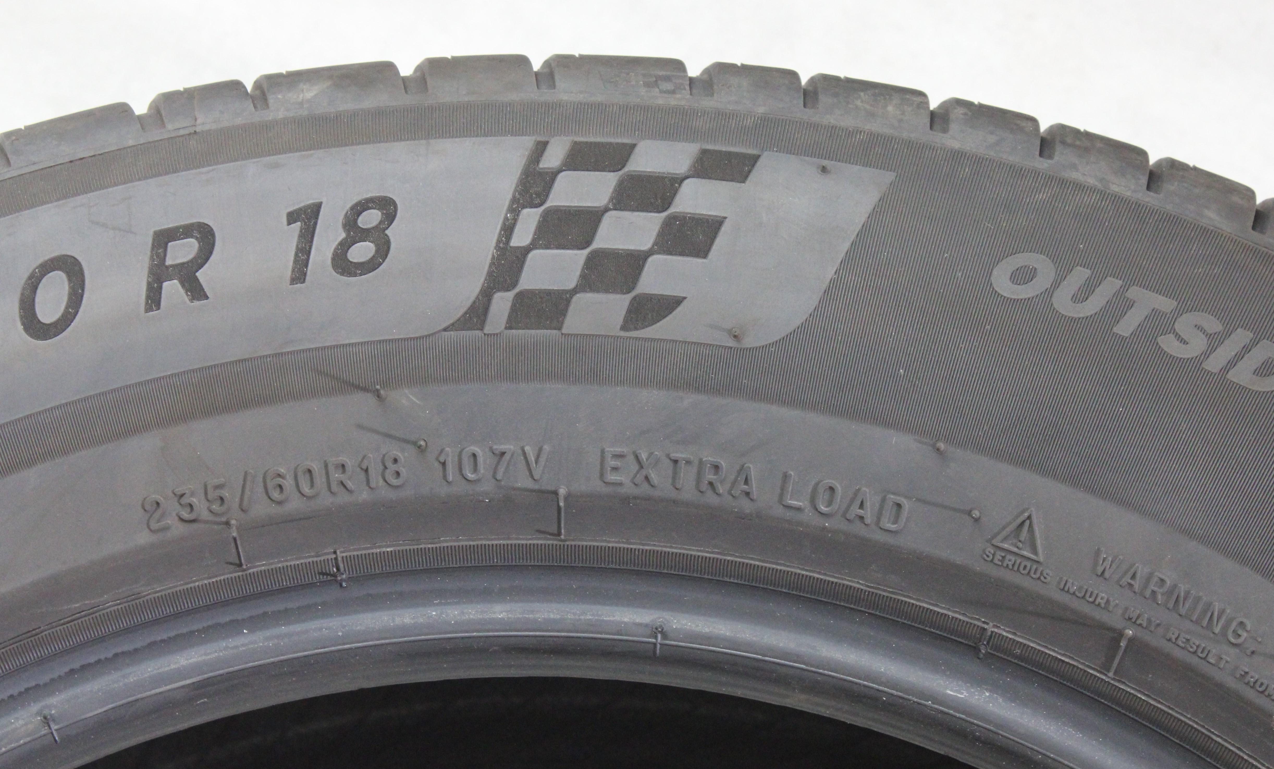 2 x 235/60R18 107V Sommerreifen Michelin Pilot Sport 4 SUV VOL 4,5mm 2024 XL