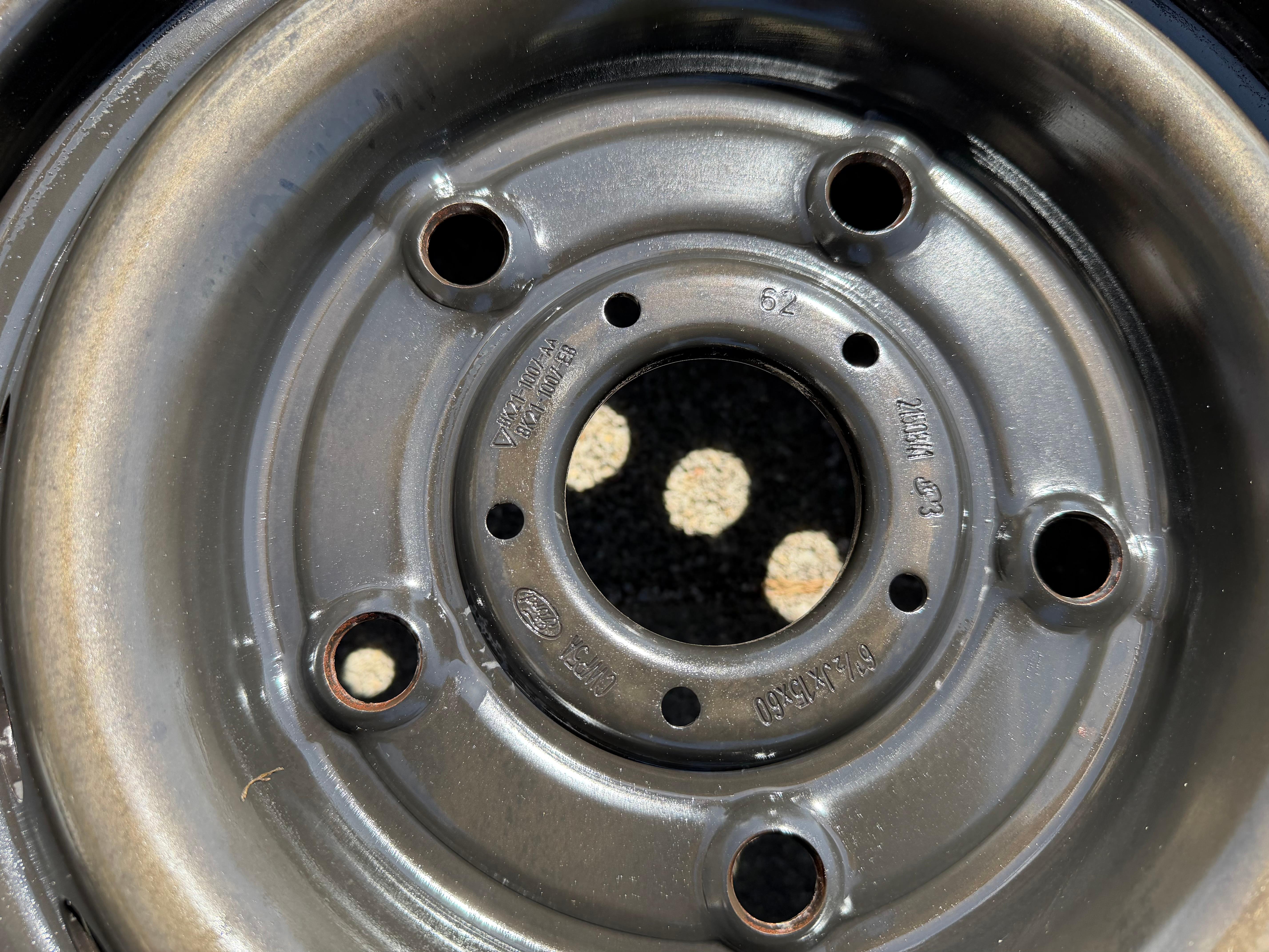 4 cerchi in acciaio da 15" per Ford Transit Tourneo Custom 6,5x15 ET60 5x160 BK21-1007-AA
