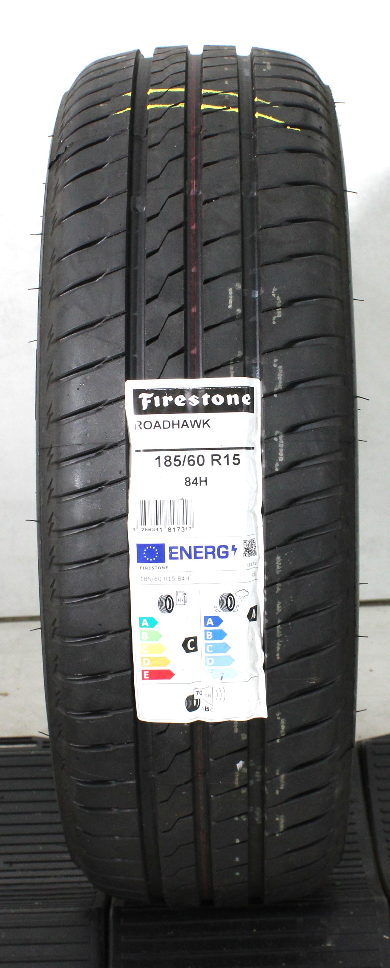 1 x 185/60R15 84H Sommerreifen Firestone Roadhawk 2022 NEU