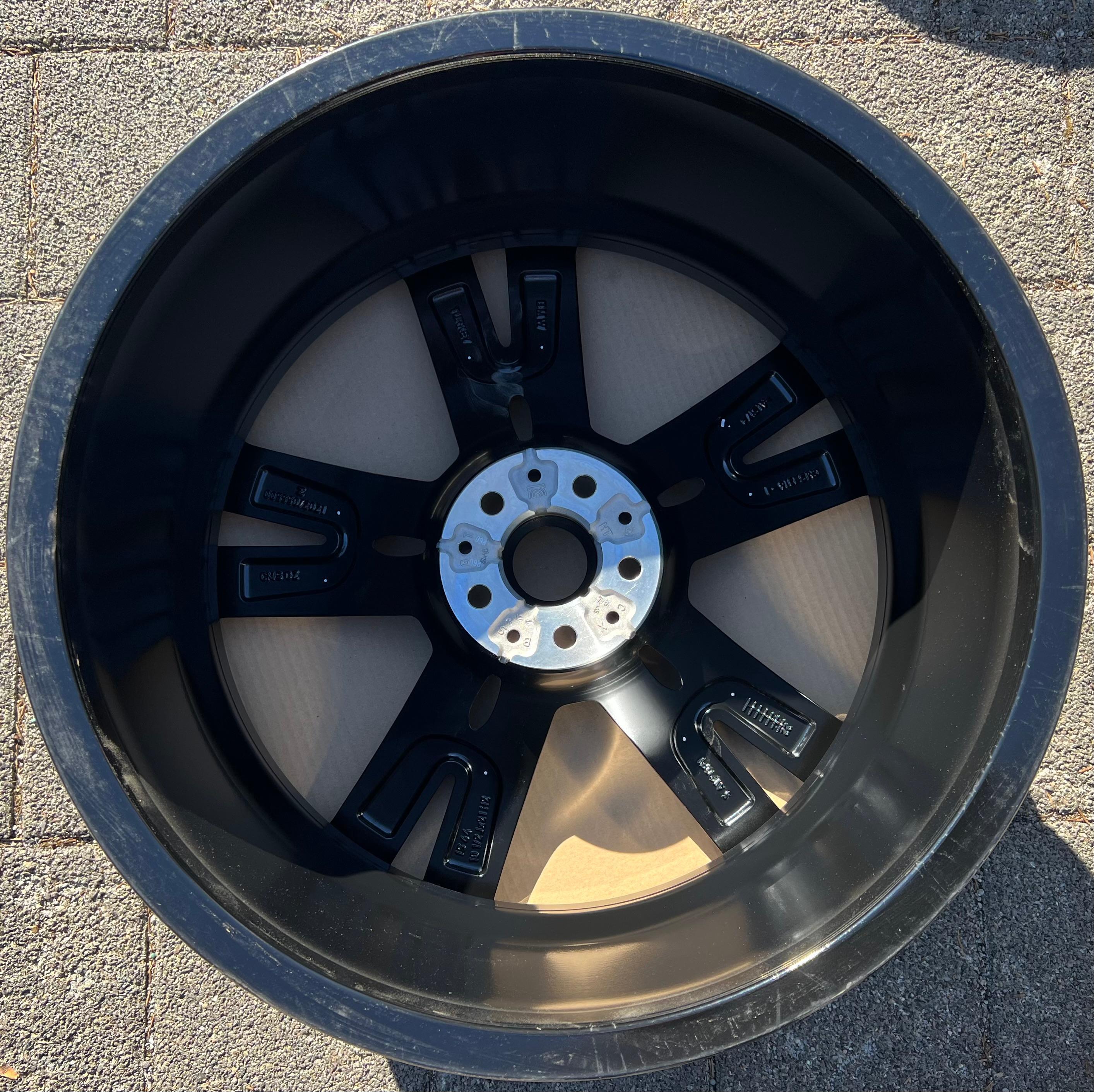 1X CERCHIO ORIGINALE 21" IN ALLUMINIO BMW SERIE 7 i7 G70 STYLING 908M 5A19DF1 10x21 ET44