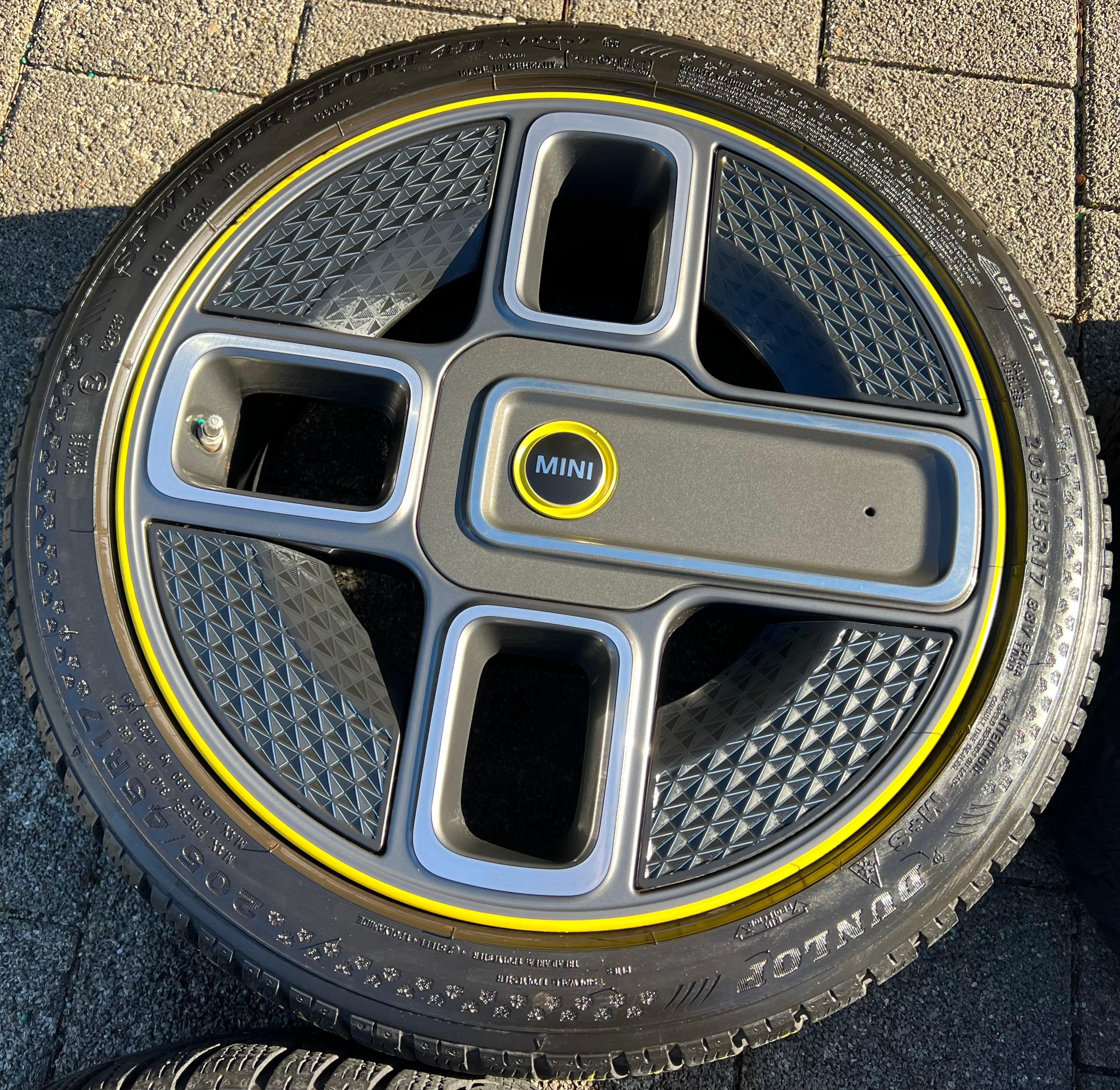 4 ROUES D'HIVER ORIGINALES 17" EN ALUMINIUM MINI F55 F56 F57 ELECTRIC POWER SPOKE 737 6889171