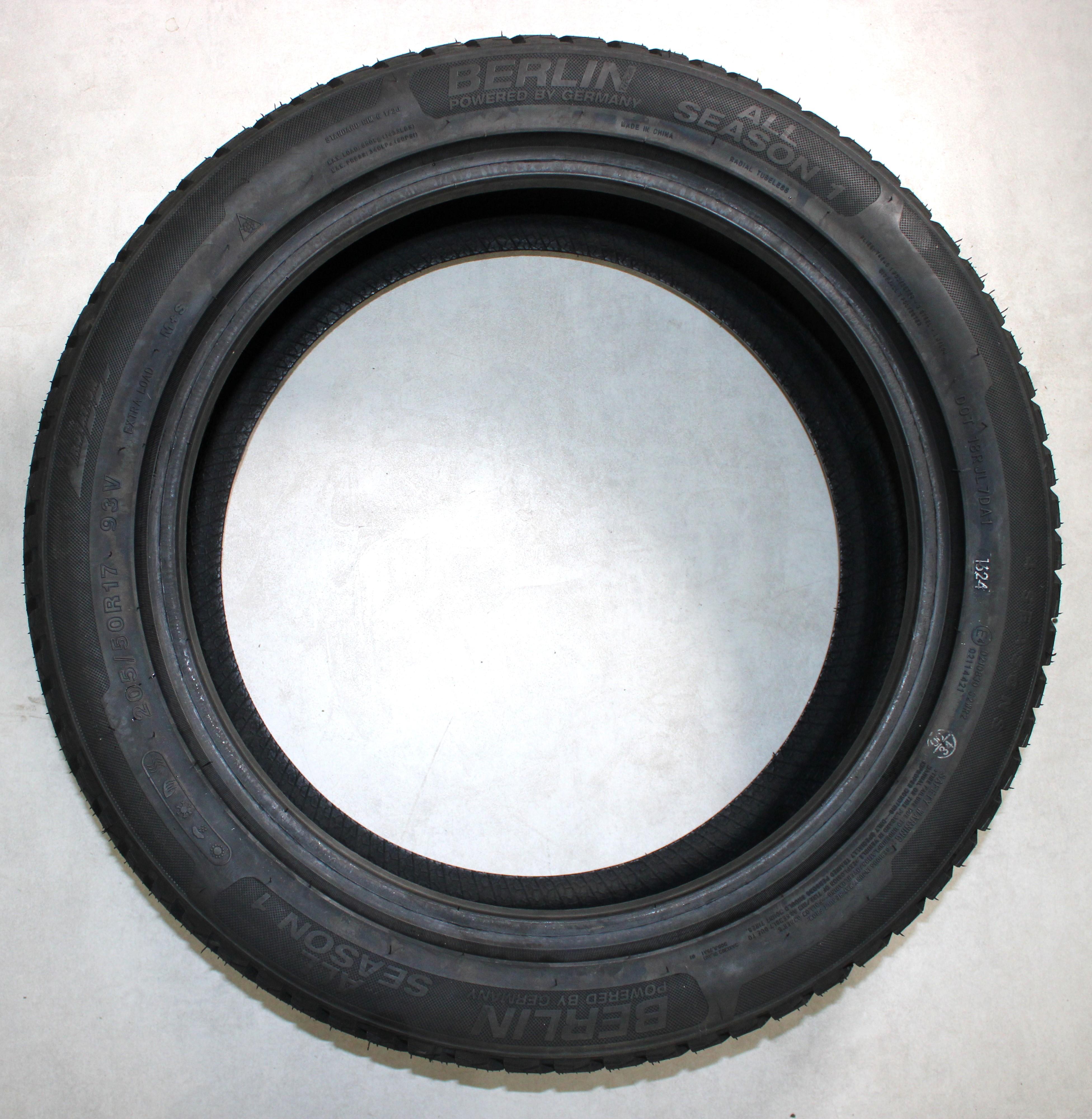 4 x 205/50R17 93V neumáticos para todas las estaciones Berlin Tires All Season 1 2024 NUEVO