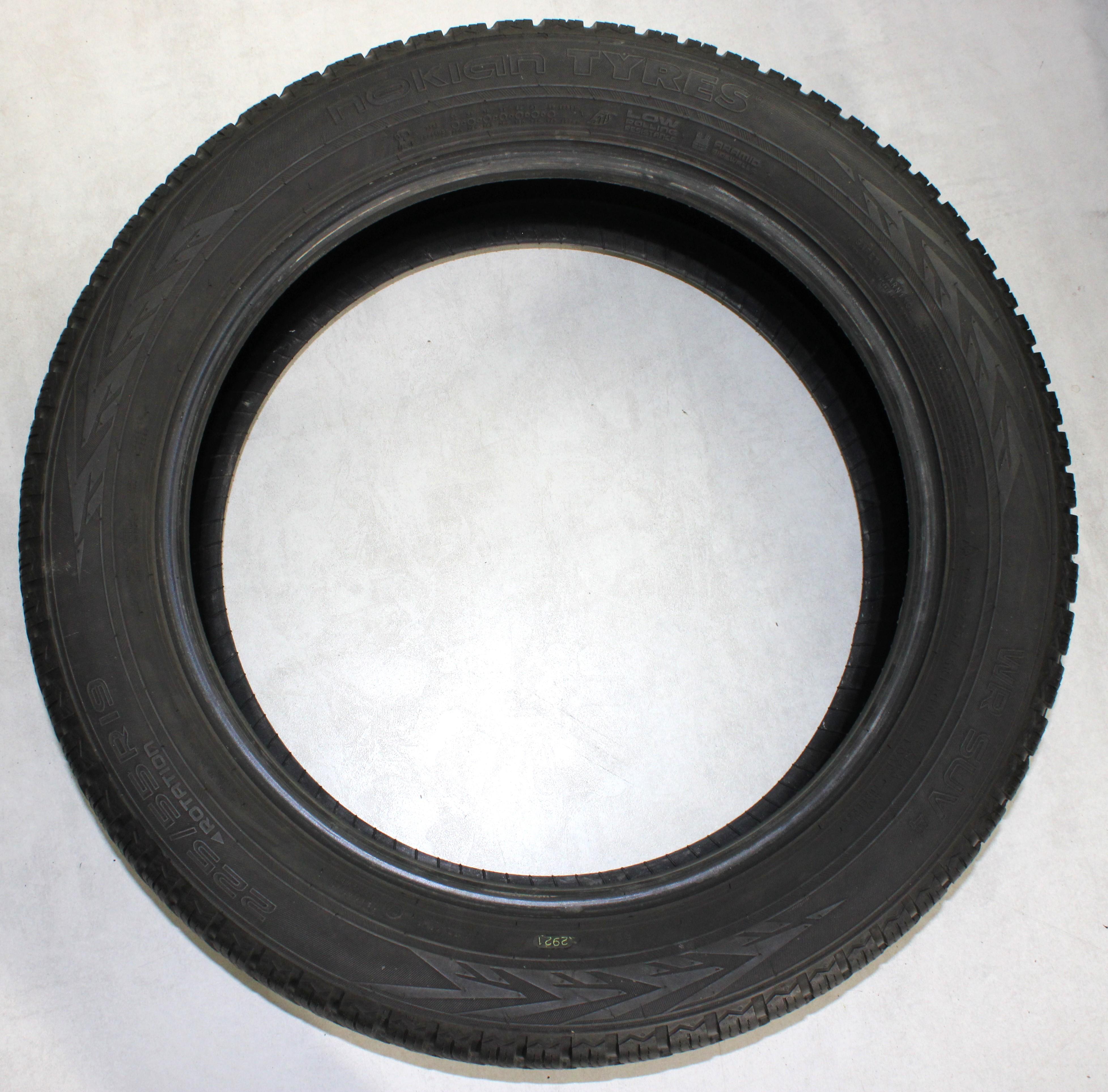 4 x 225/55R19 103V pneus hiver Nokian WR SUV 4 2x5-5,5mm/2x5,5-6mm 2021 XL