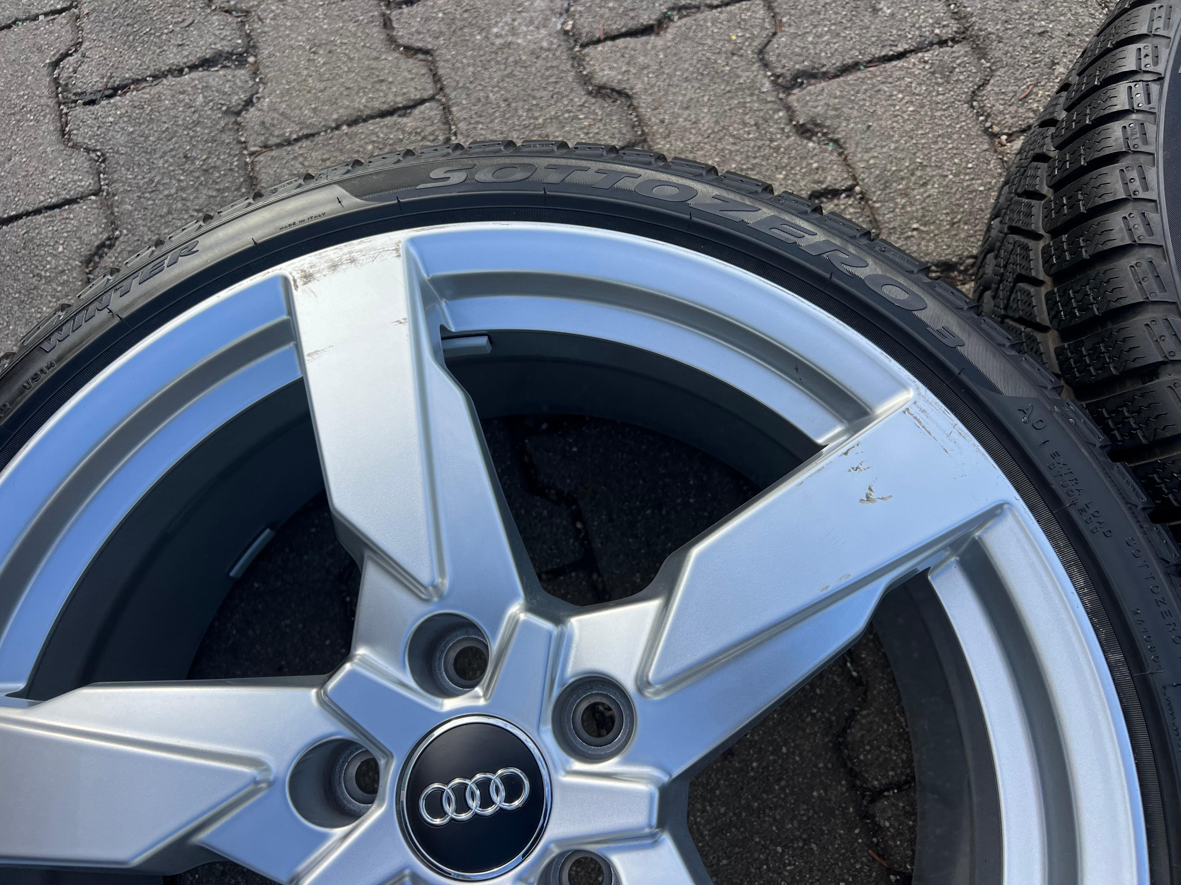 4 ORIGINAL 19" ALU WINTERRÄDER AUDI TT TTS 8S 8S0601025AG 225/40R19 93V PIRELLI