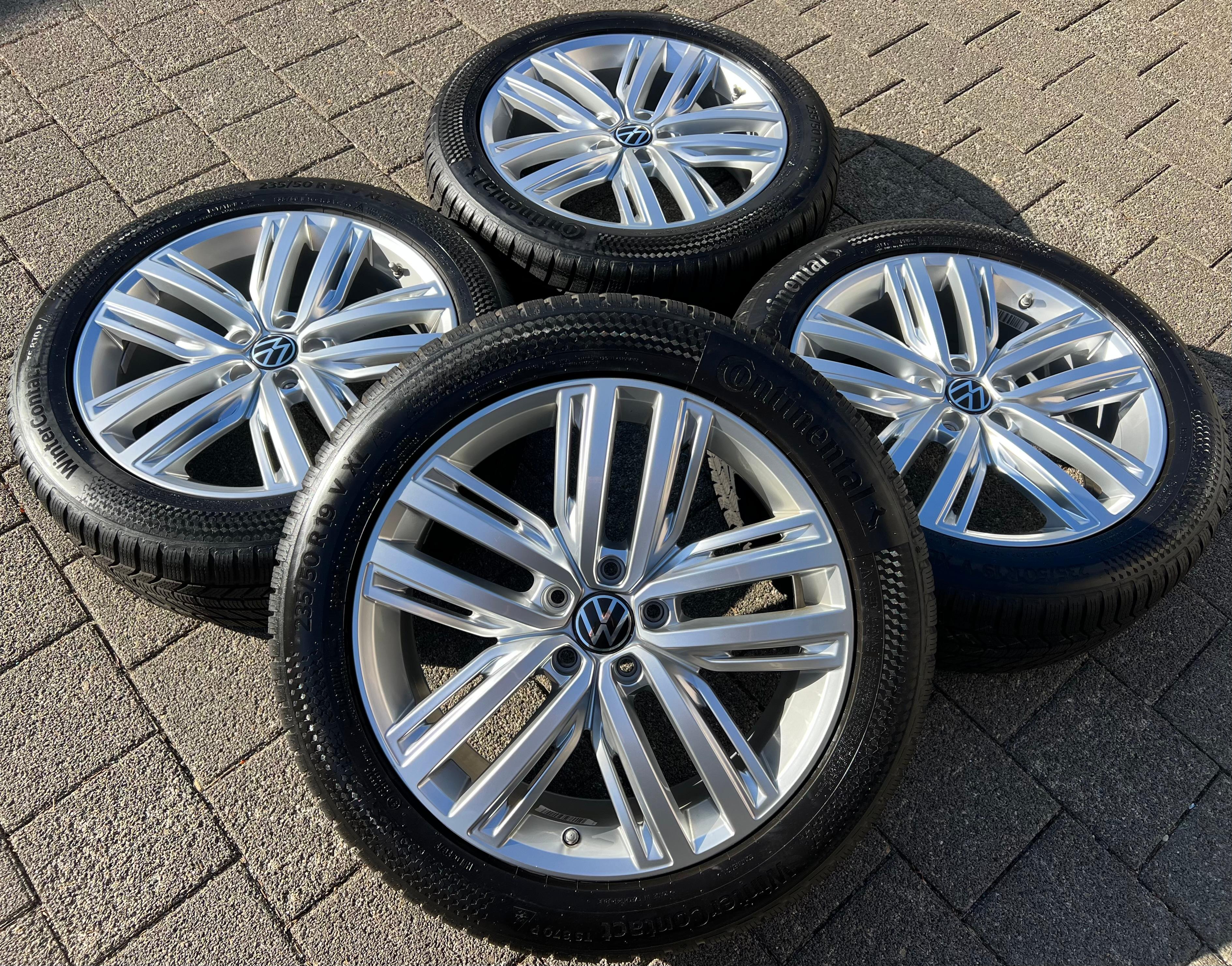 4 ORIGINAL 19" ALU WINTERRÄDER VW TIGUAN II AD1 ALLSPACE 5NA601025F AUCKLAND RDKS