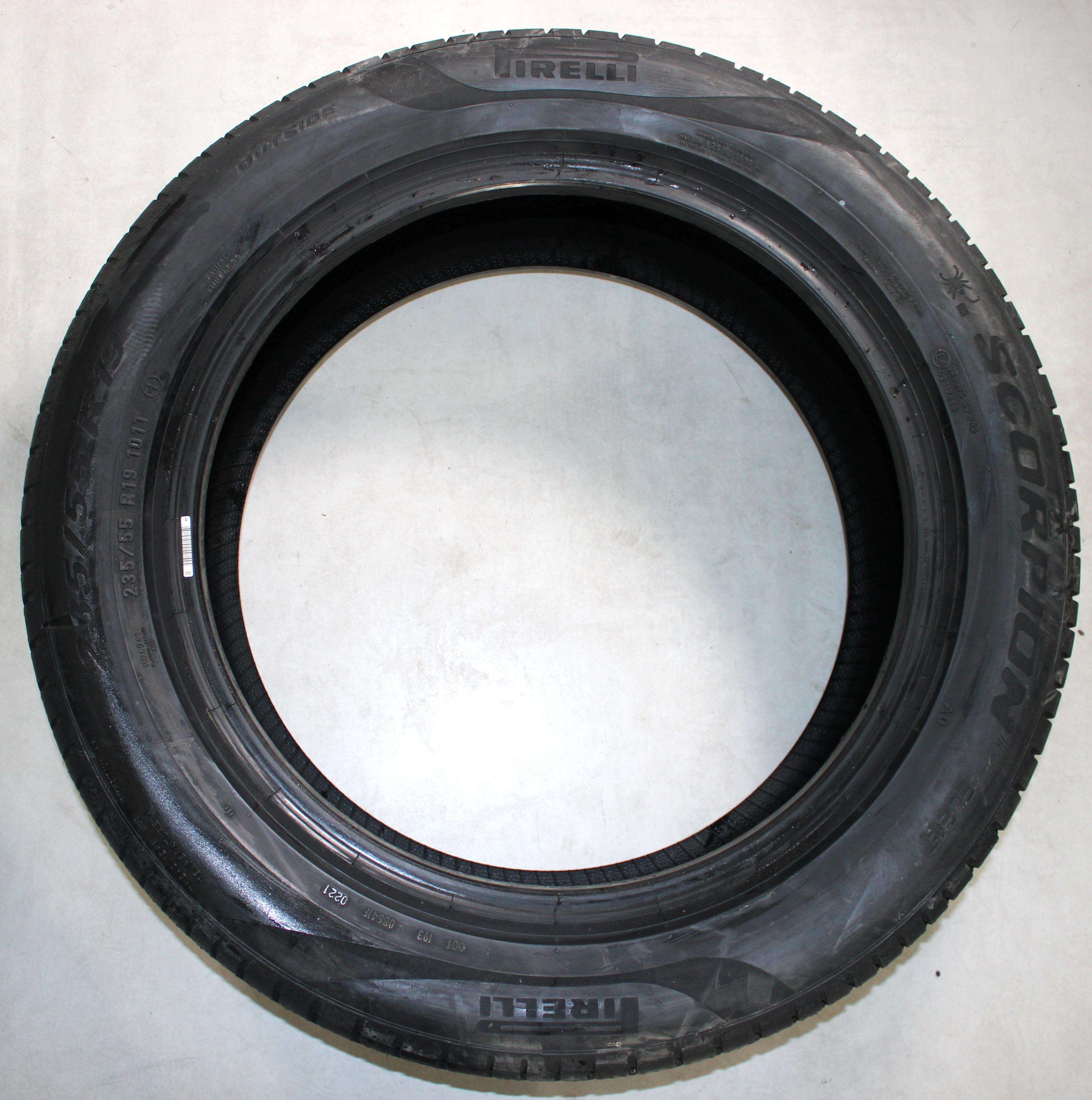 4 x 235/55R19 101T Sommerreifen Pirelli Scorpion Elect Volles Profil 2021 AO NEU Freihaus