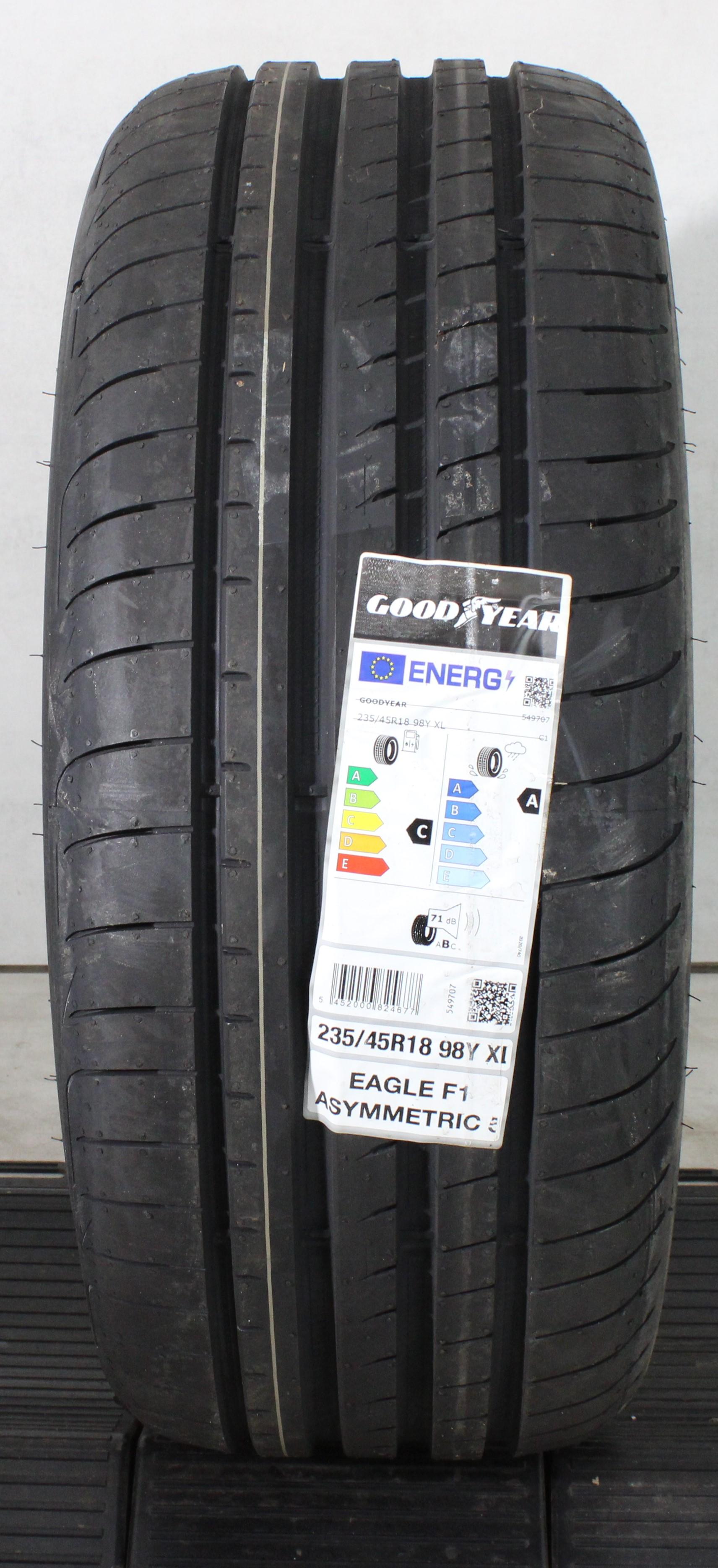 1 x 235/45R18 98Y Sommerreifen Goodyear Eagle F1 Asymmetric 5 2022 XL
