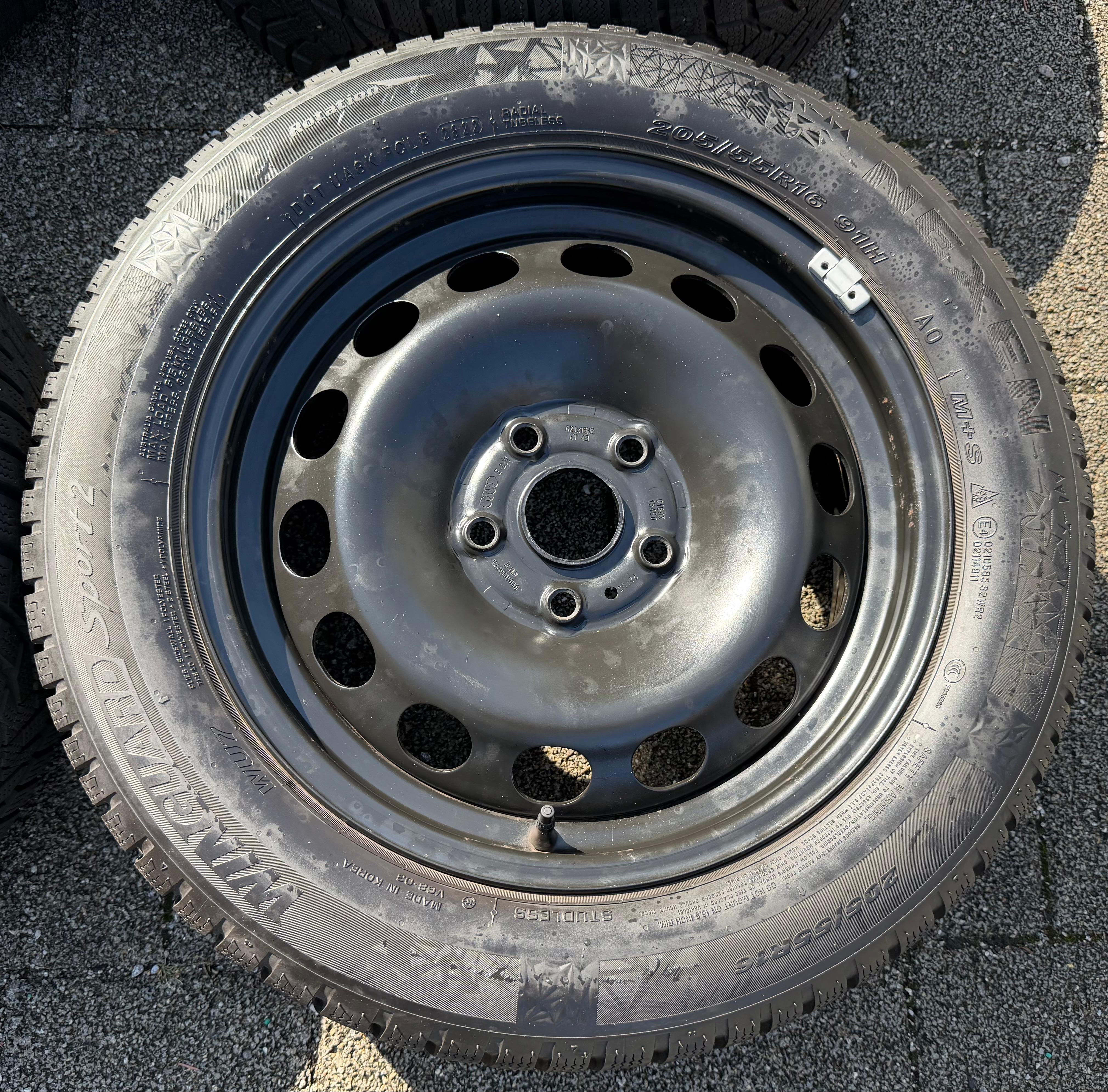 4 Winterräder Audi A3 8V Sportback Cabrio  205/55R16 91H Nexen 8V0601027A 2022