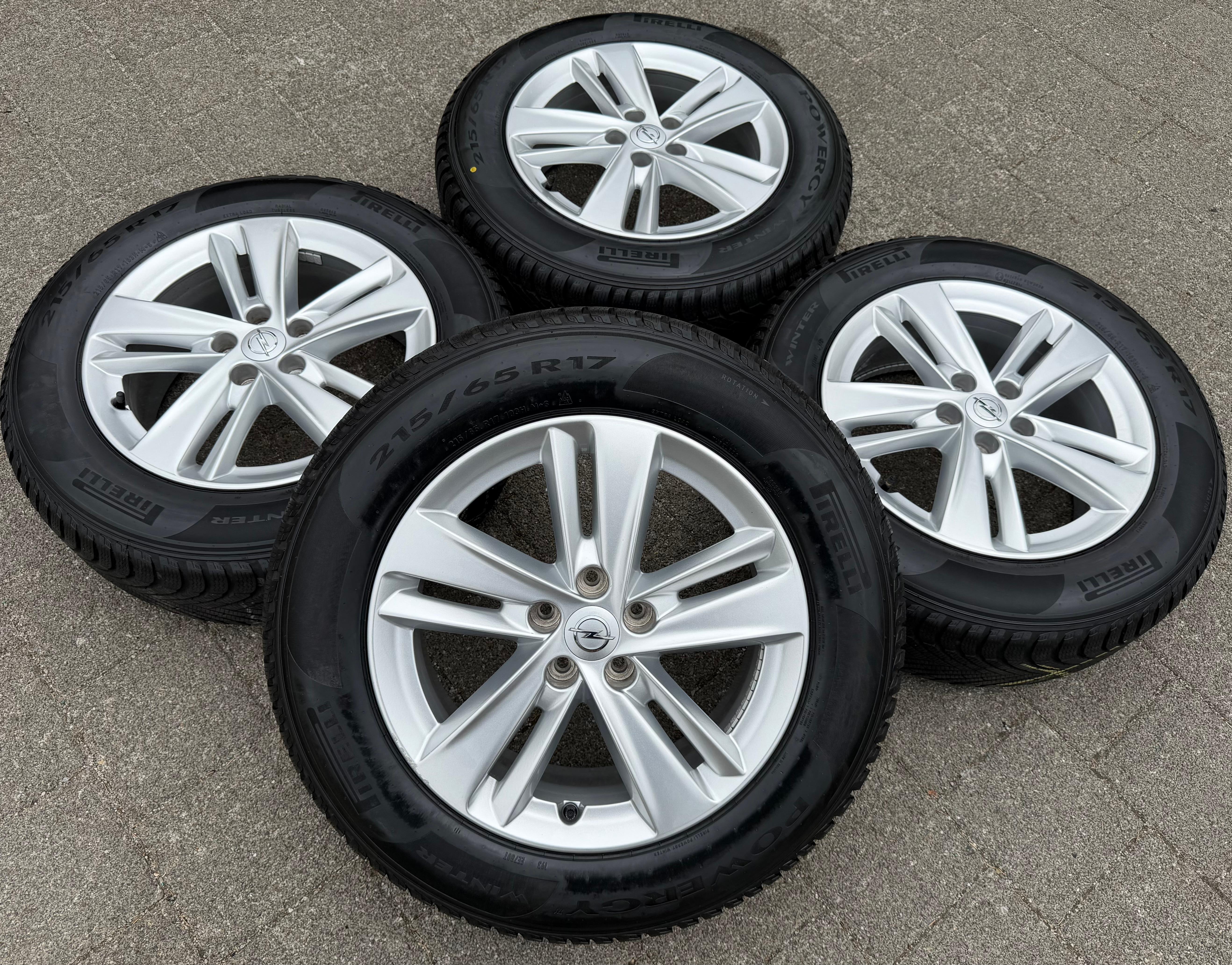 4 jantes d'hiver d'origine en aluminium 17 pouces pour Opel Grandland X A18 YP00064180 215/65R17 2025
