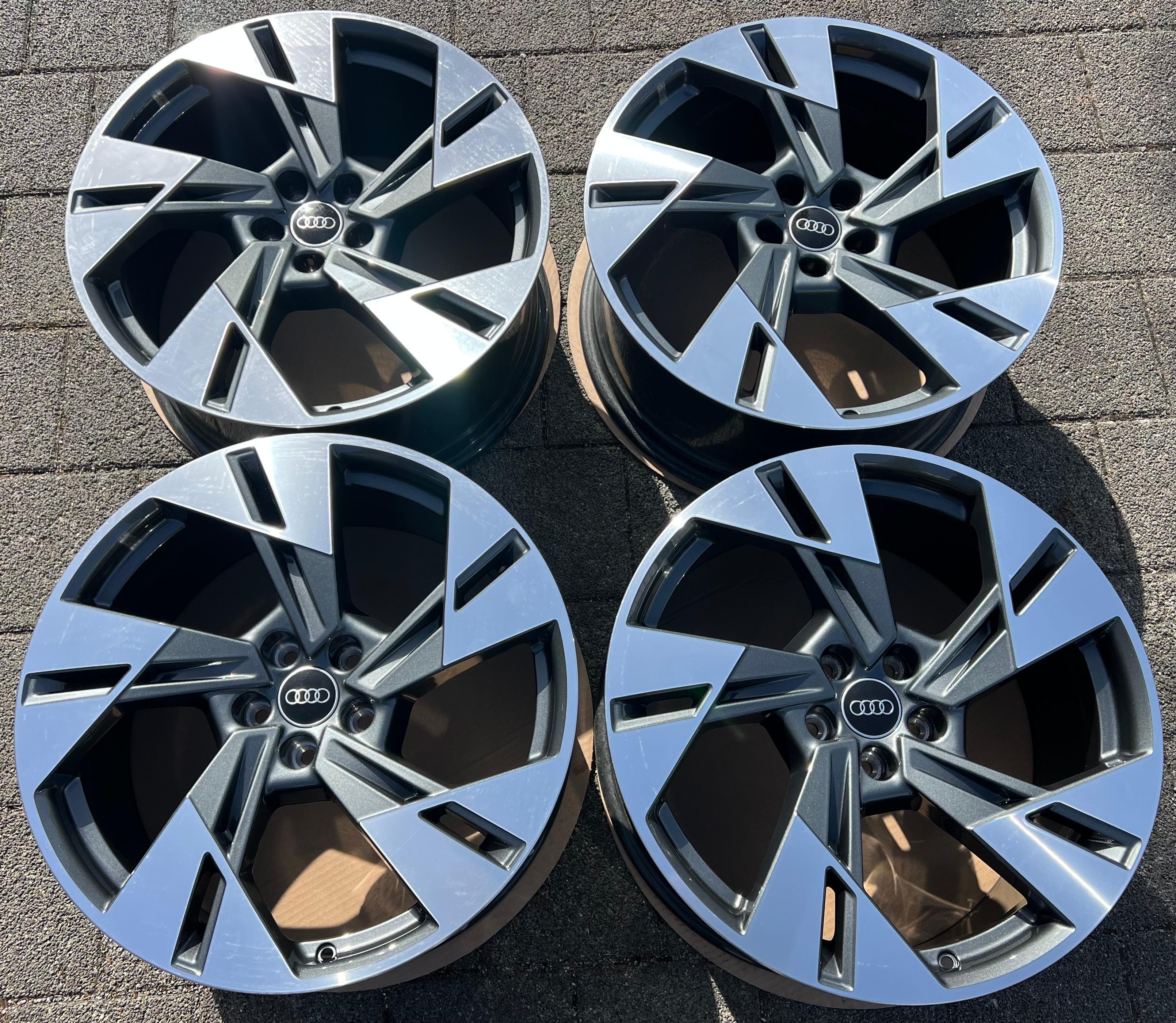 4 ORIGINAL 20" ALUFELGEN FELGEN AUDI E-TRON Q8 4KE 9x20 ET38 4KE601025T FREIHAUS