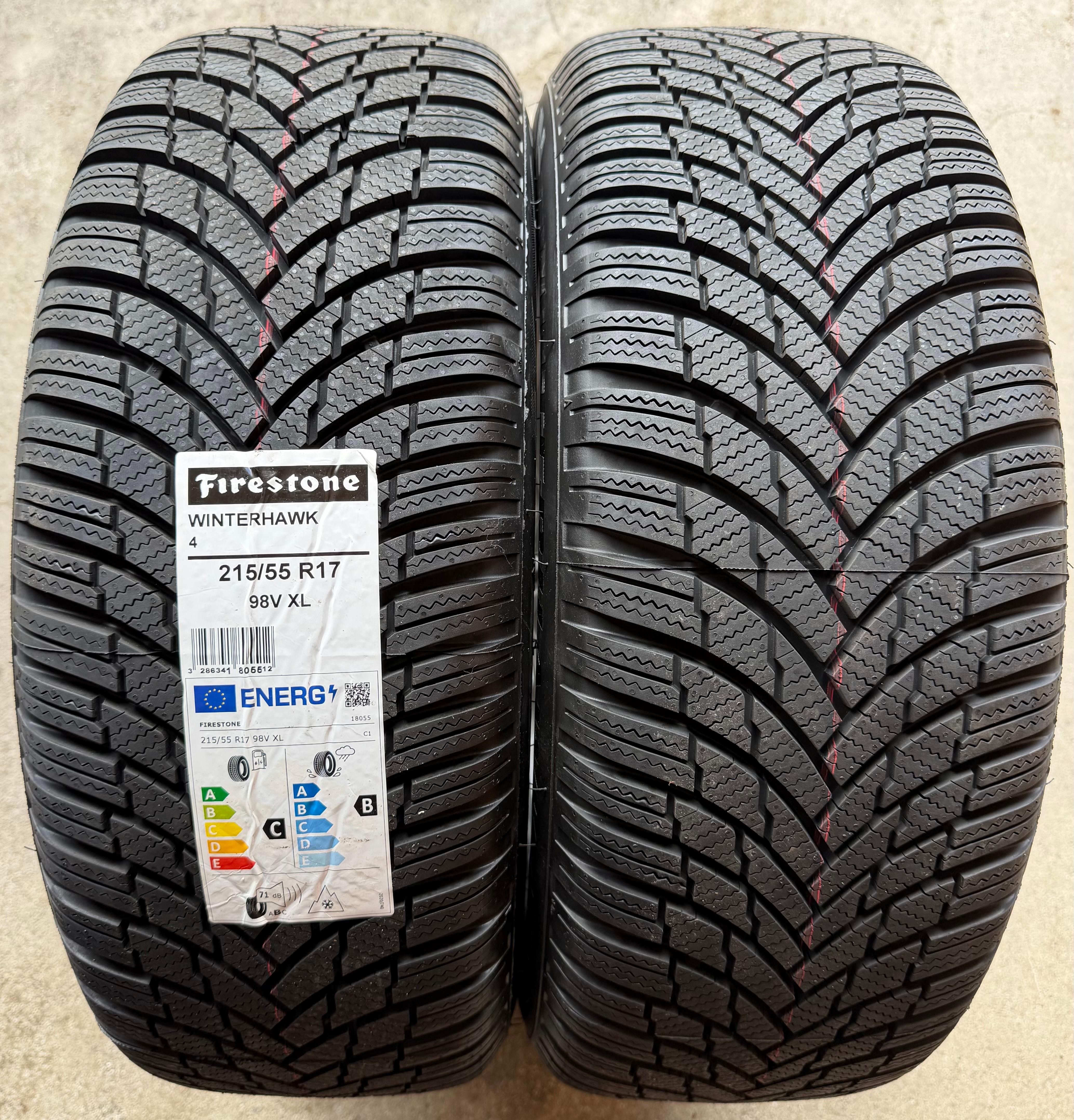 2 x 215/55R17 98V Winterreifen Firestone Winterhawk 4 2025 NEU