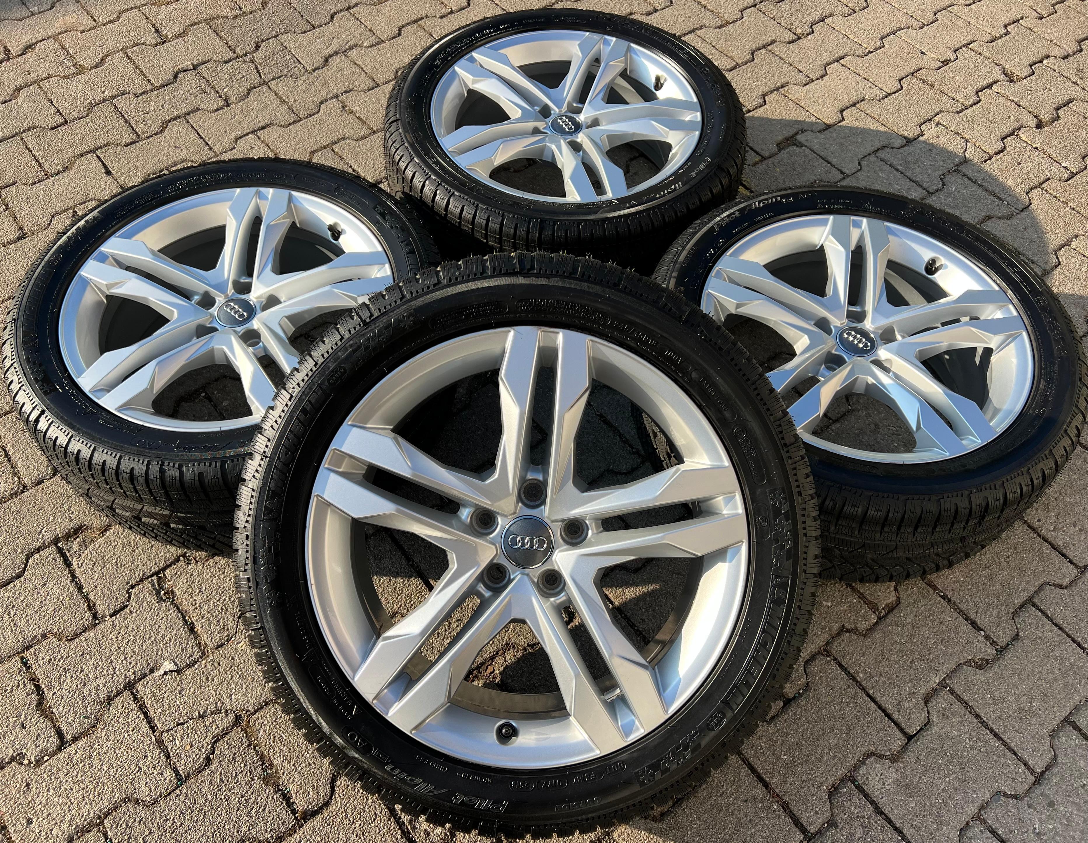 4 ORIGINAL 18" ALUFELGEN AUDI A4 ALLROAD B9 8W 8W9601025B 7,5x18 ET29 FREIHAUS