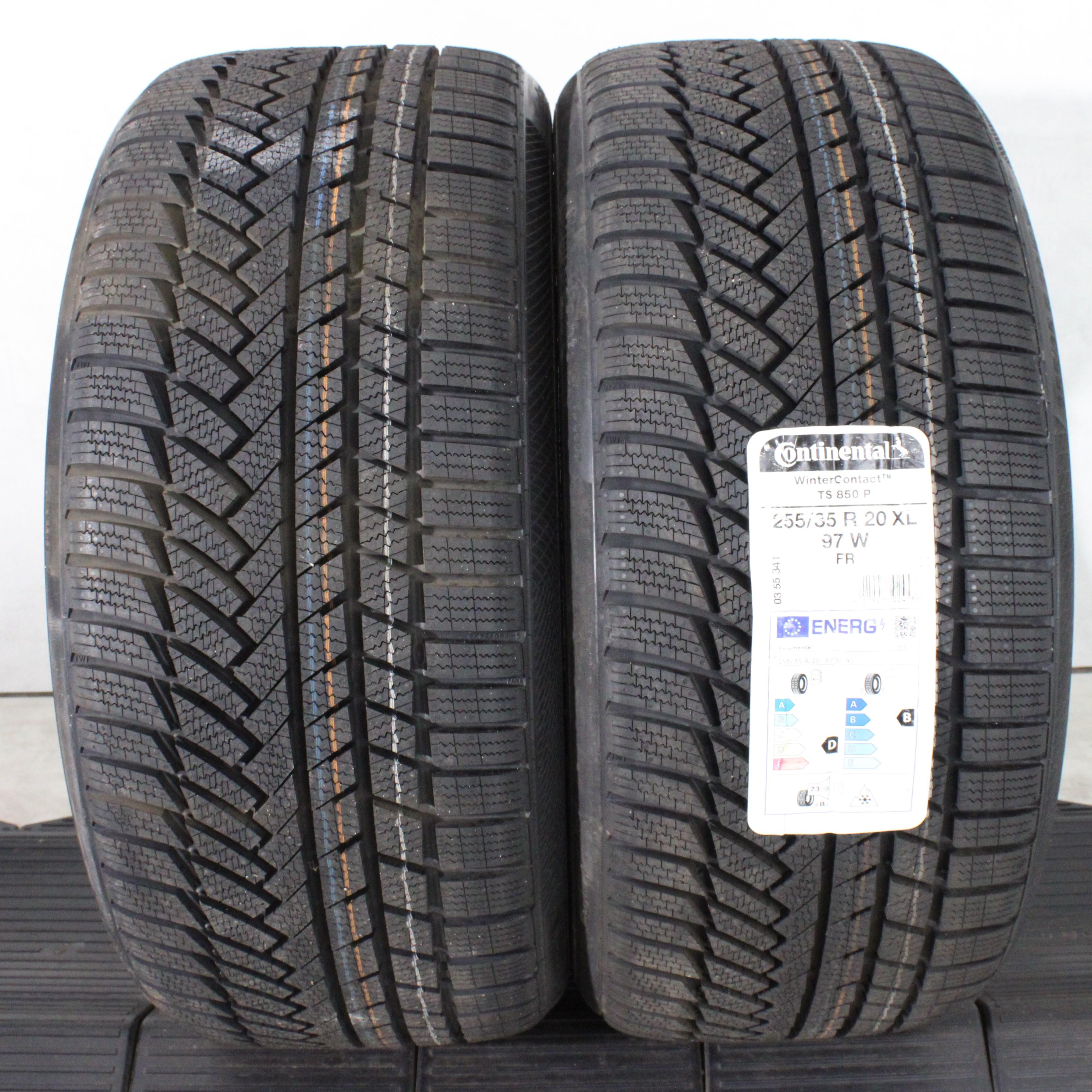 2 x 255/35R20 97W Winterreifen Continental Winter Contact TS850P NEU 2021 XL