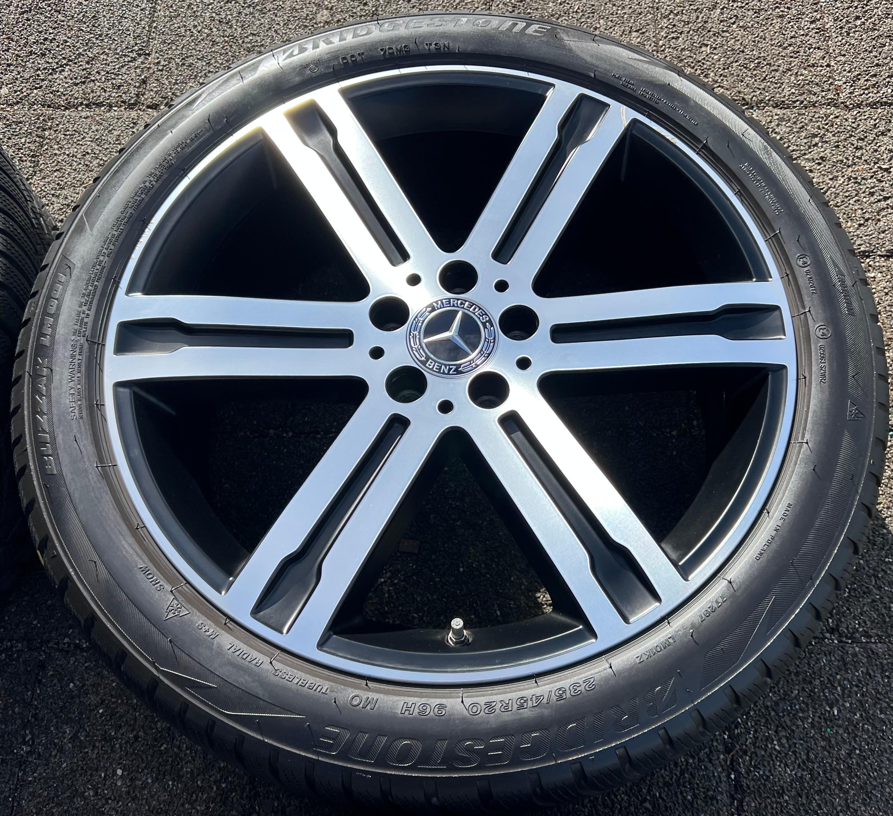 4 ORIGINAL 20" ALU WINTERRÄDER MERCEDES GLA H247 GLB X247 A2474014000 RDKS TOP