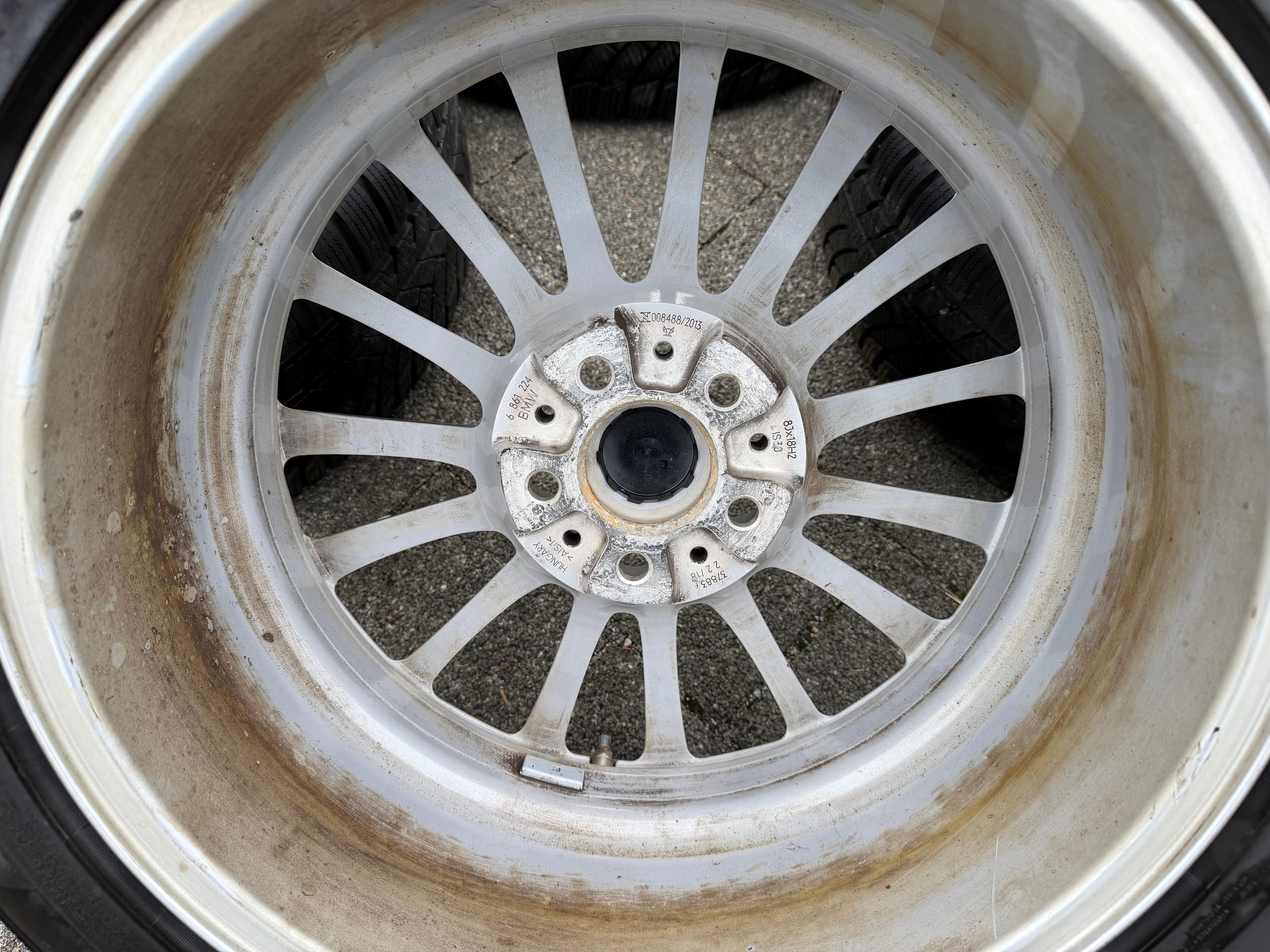 4 originele 18" lichtmetalen winterwielen BMW 5-serie G30 G31 Styling 632 Continental