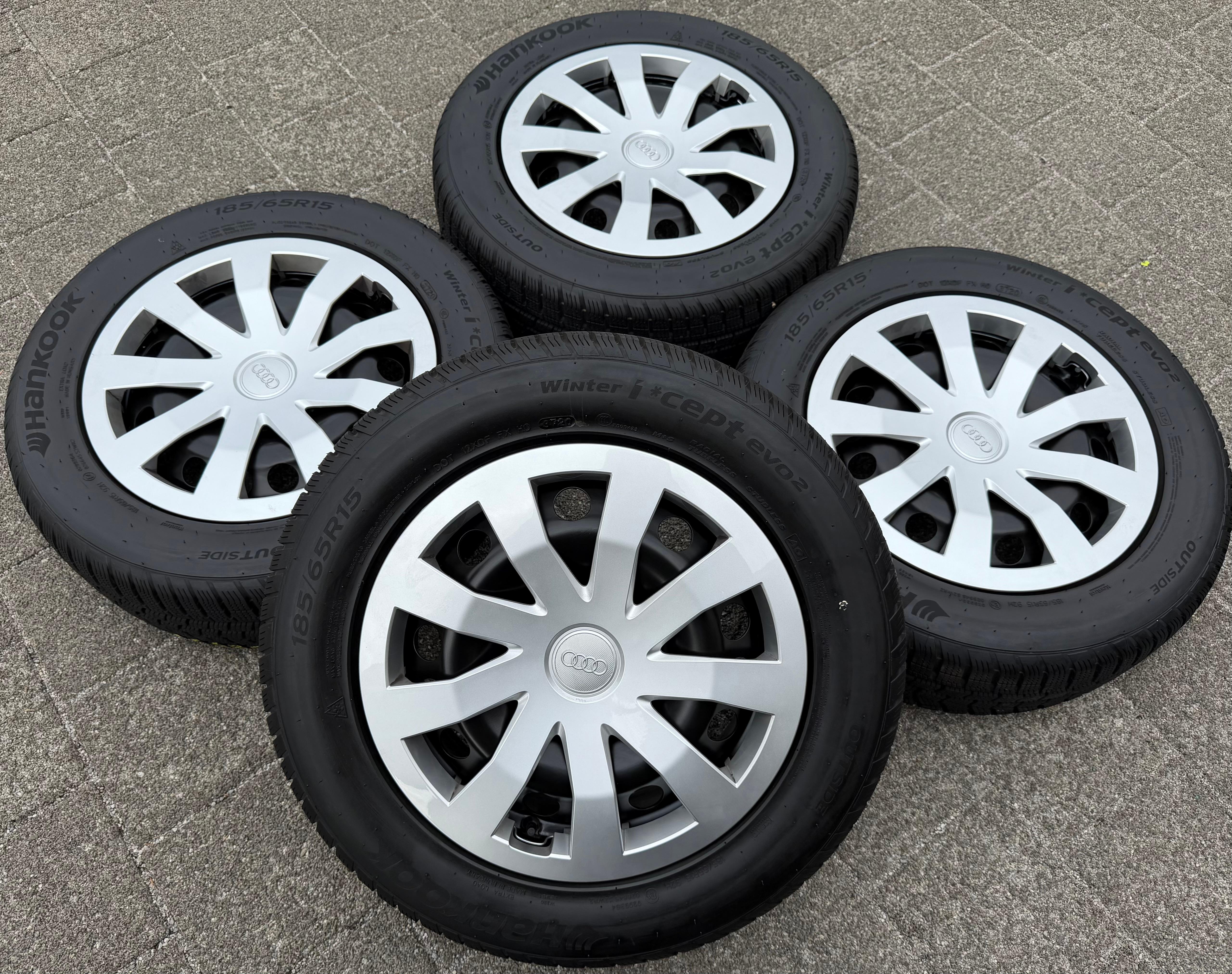 4 WINTERRÄDER AUDI A1 CITY CARVER GB SEAT IBIZA ARONA KJ VW POLO AW 2G 185/65R15 92T