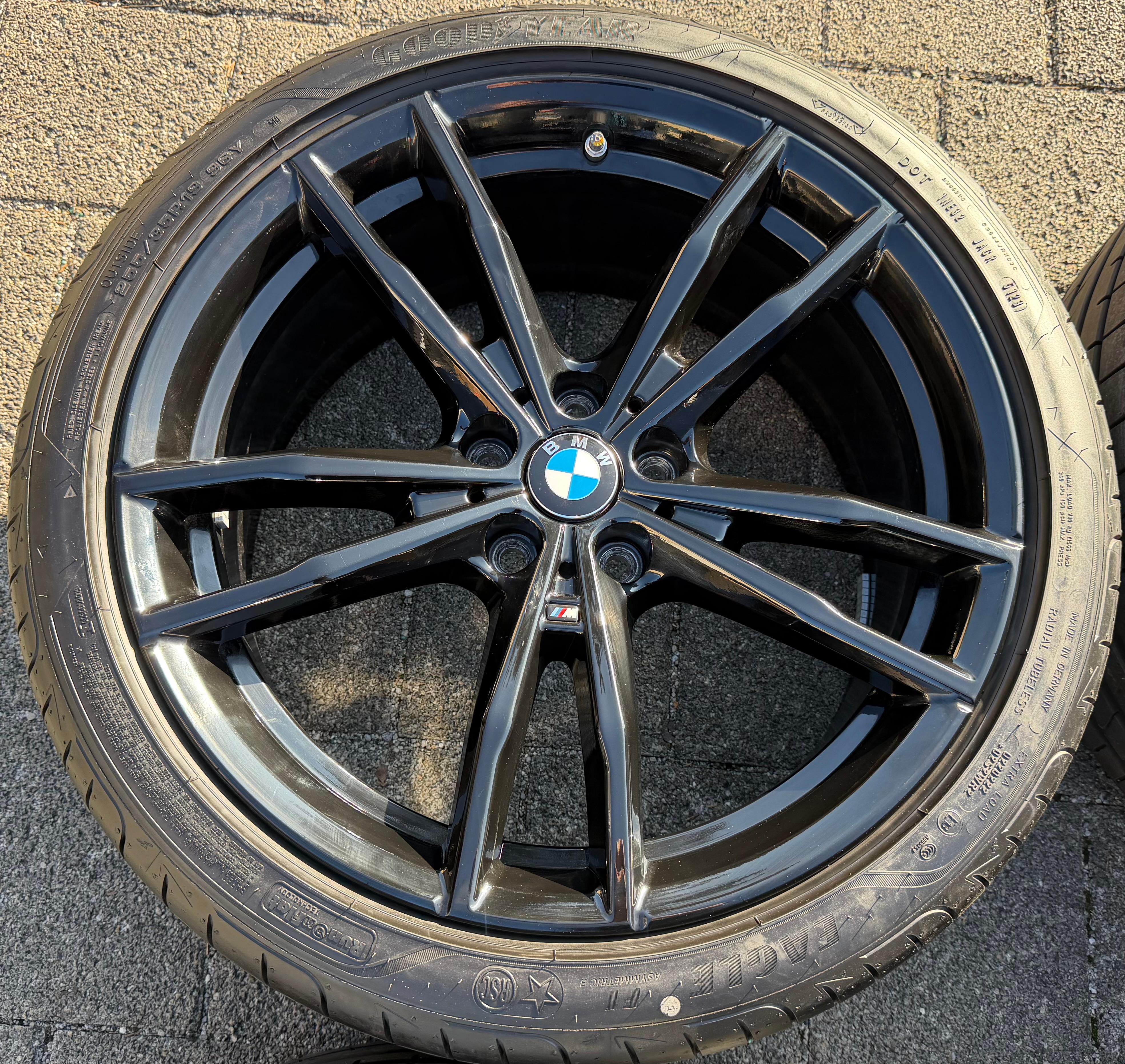 4 roues été complètes en alliage d’origine 19" BMW Série 3 G20 G21 Série 4 G22 G23 M791 avec RDKS