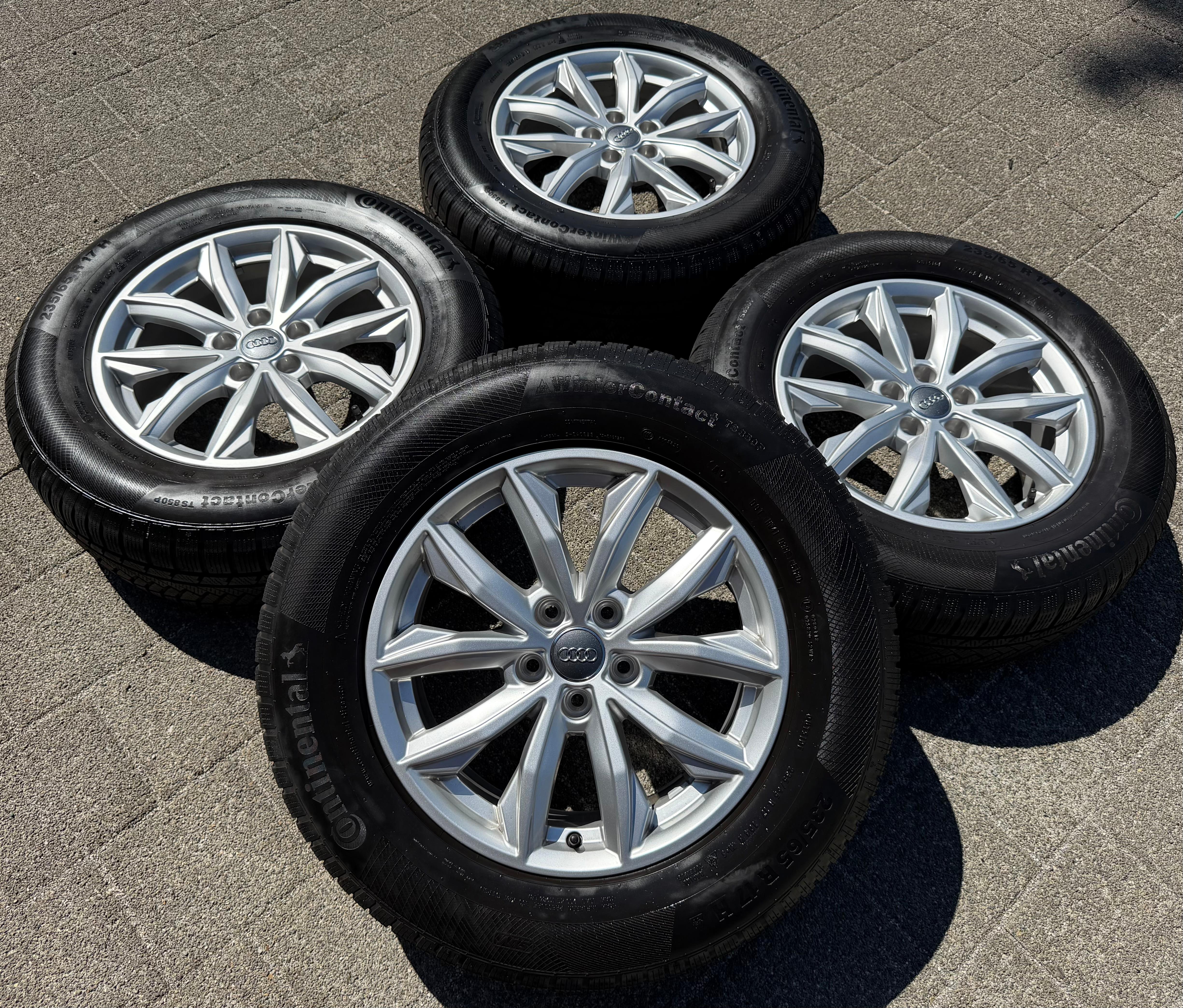 4 Original 17" Alu Winterräder Audi Q5 FY 80A601025J 7x17 ET34 235/65R17 104H 2020