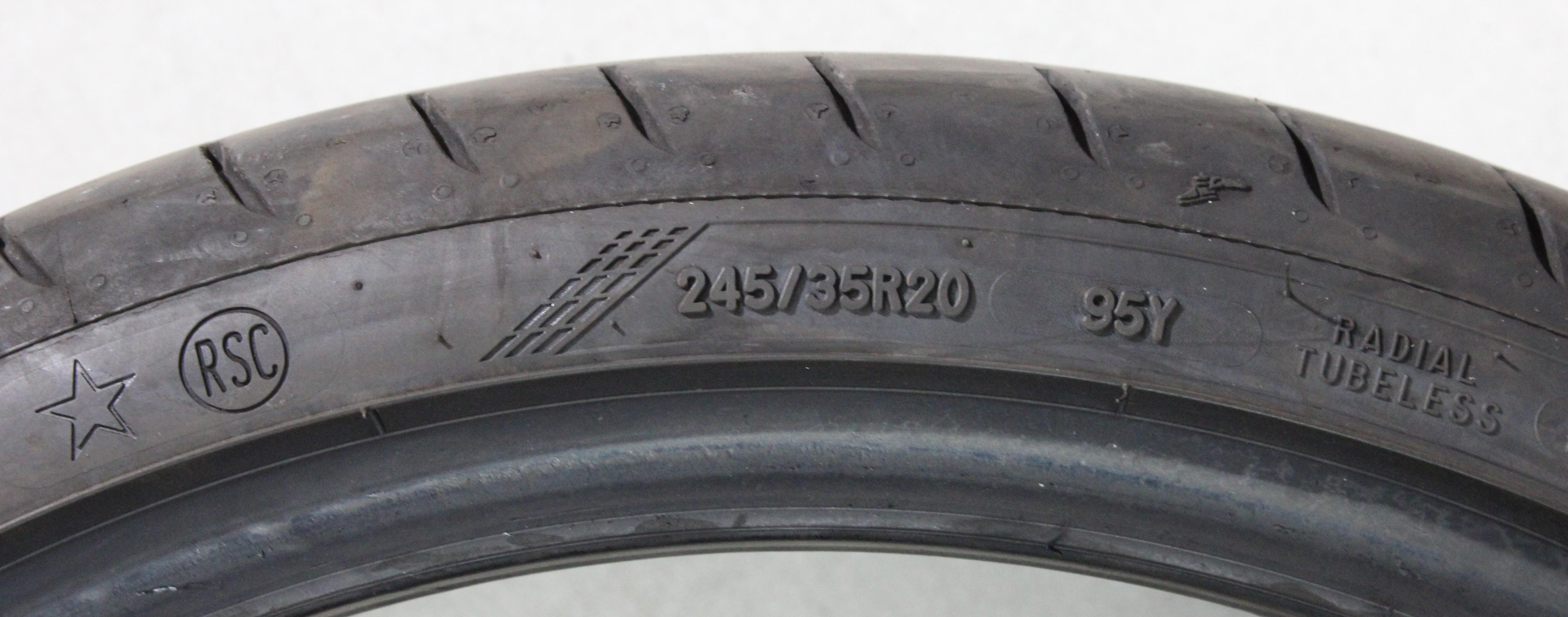 2 x 245/35R20 95Y Sommerreifen Goodyear Eagle F1 Asymmetric 5* Runflat 5,5mm 2022