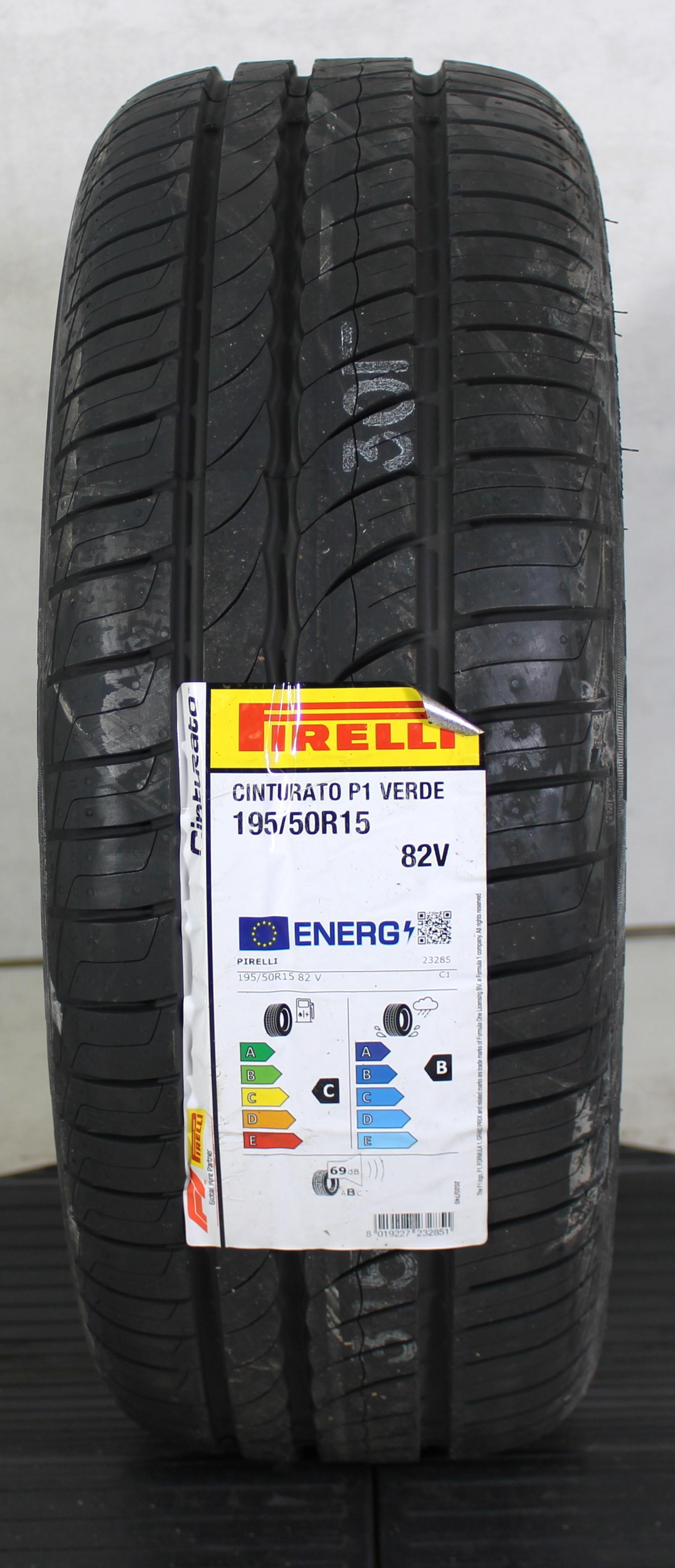 1 x 195/50R15 82V Neumático de verano Pirelli Cinturato P1 Verde 2022 NUEVO Entrega gratuita